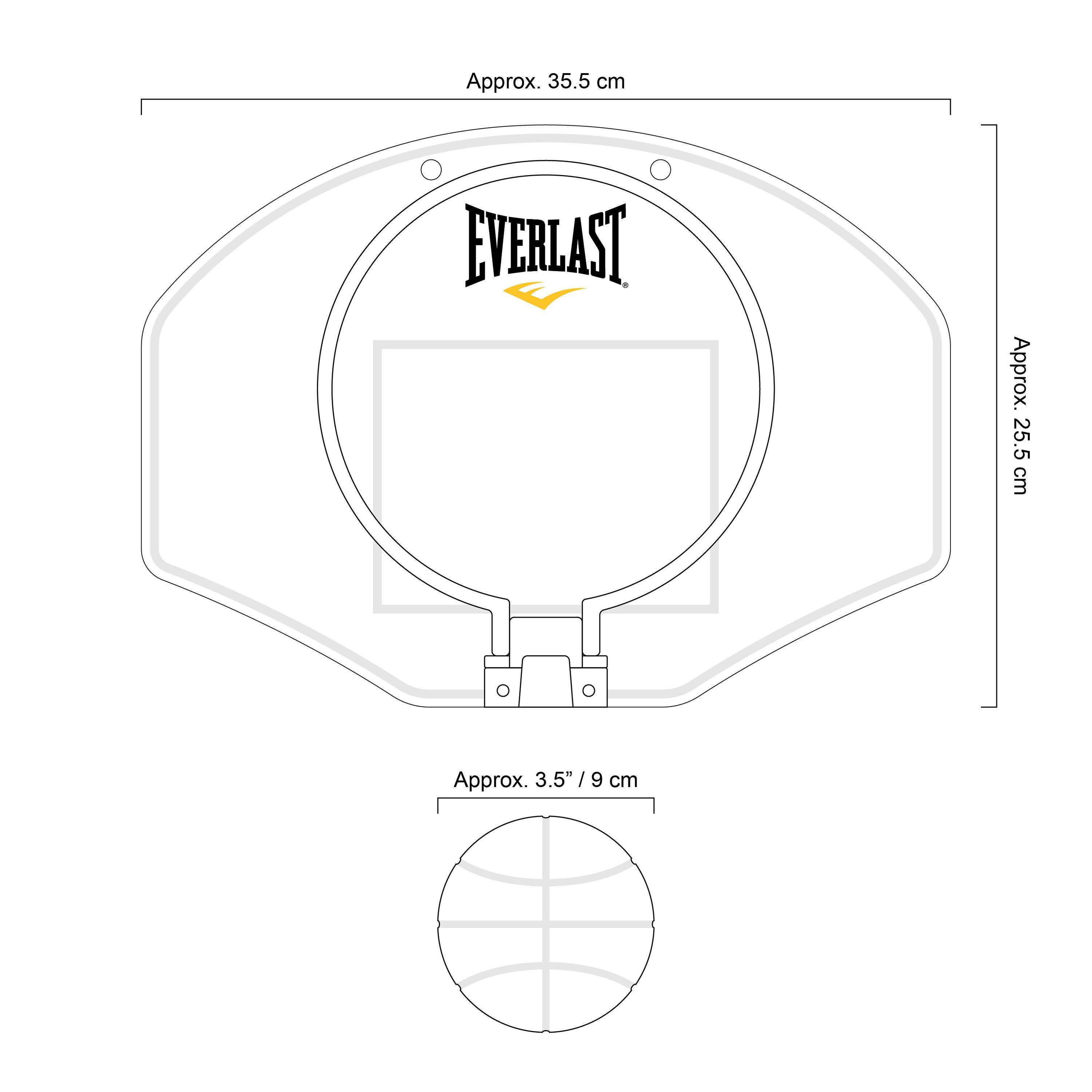 Black - Everlast - Home Mini Basketball Hoop Set - 11