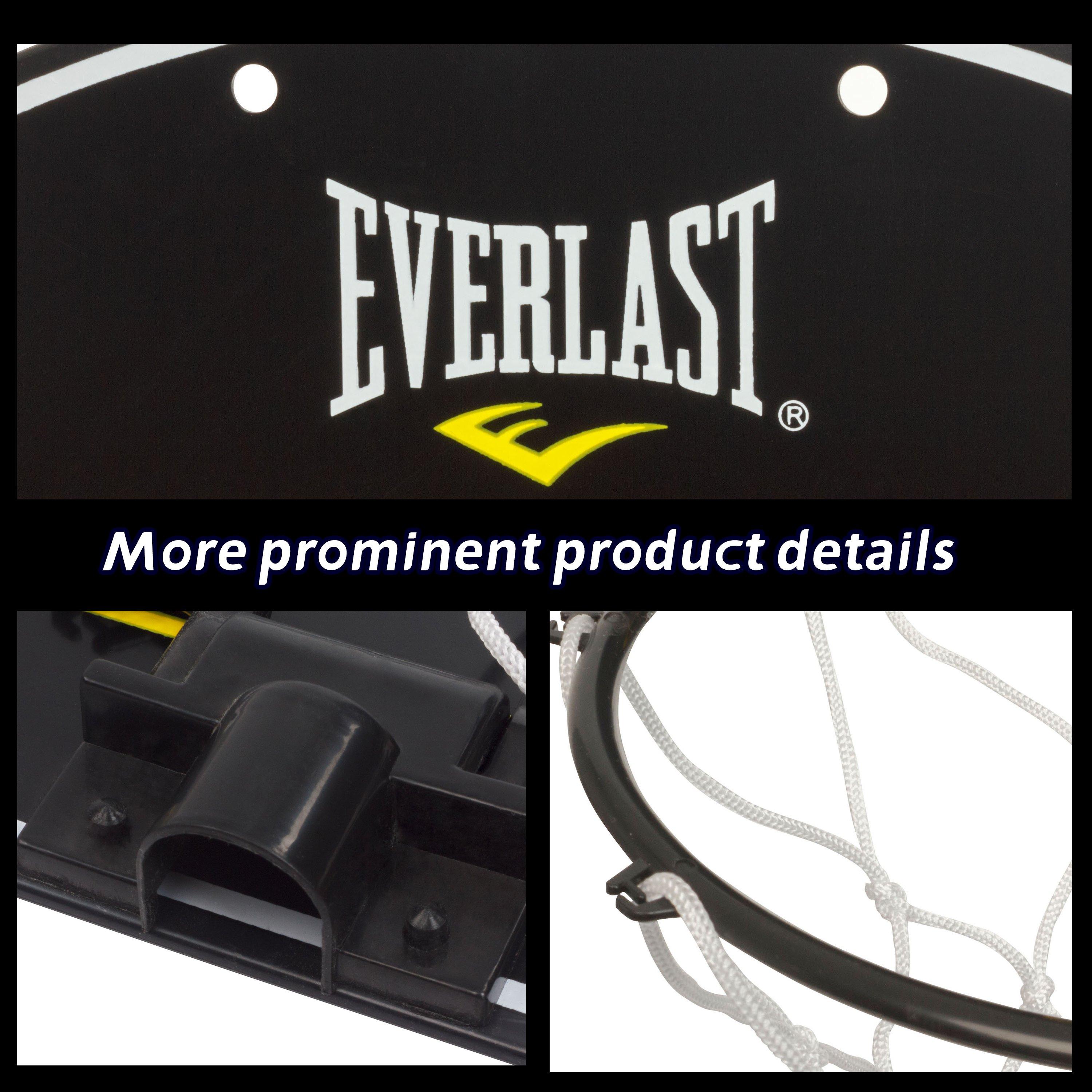 Black - Everlast - Home Mini Basketball Hoop Set - 8