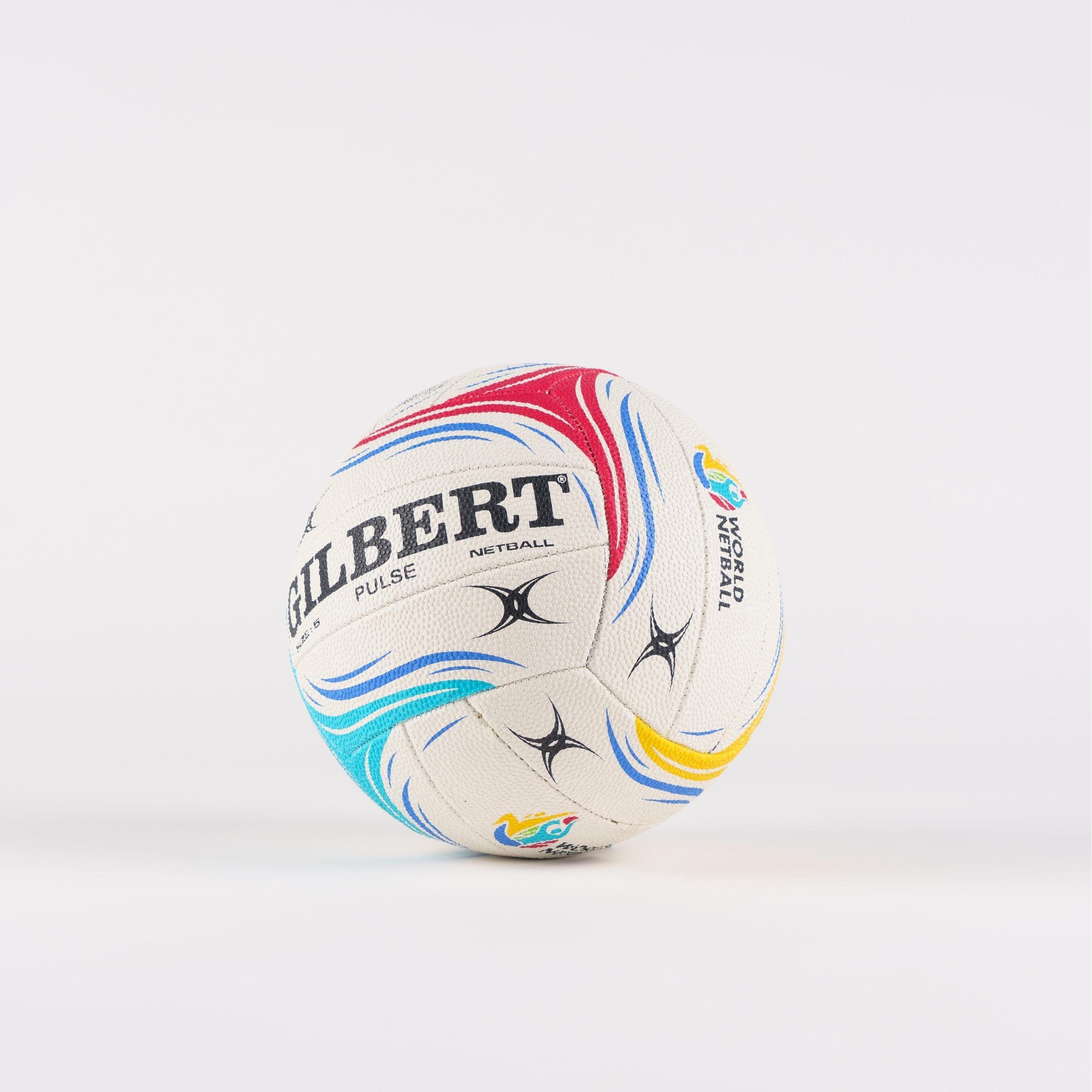 White/Multi - Gilbert - Pulse Match Netball 00 - 2