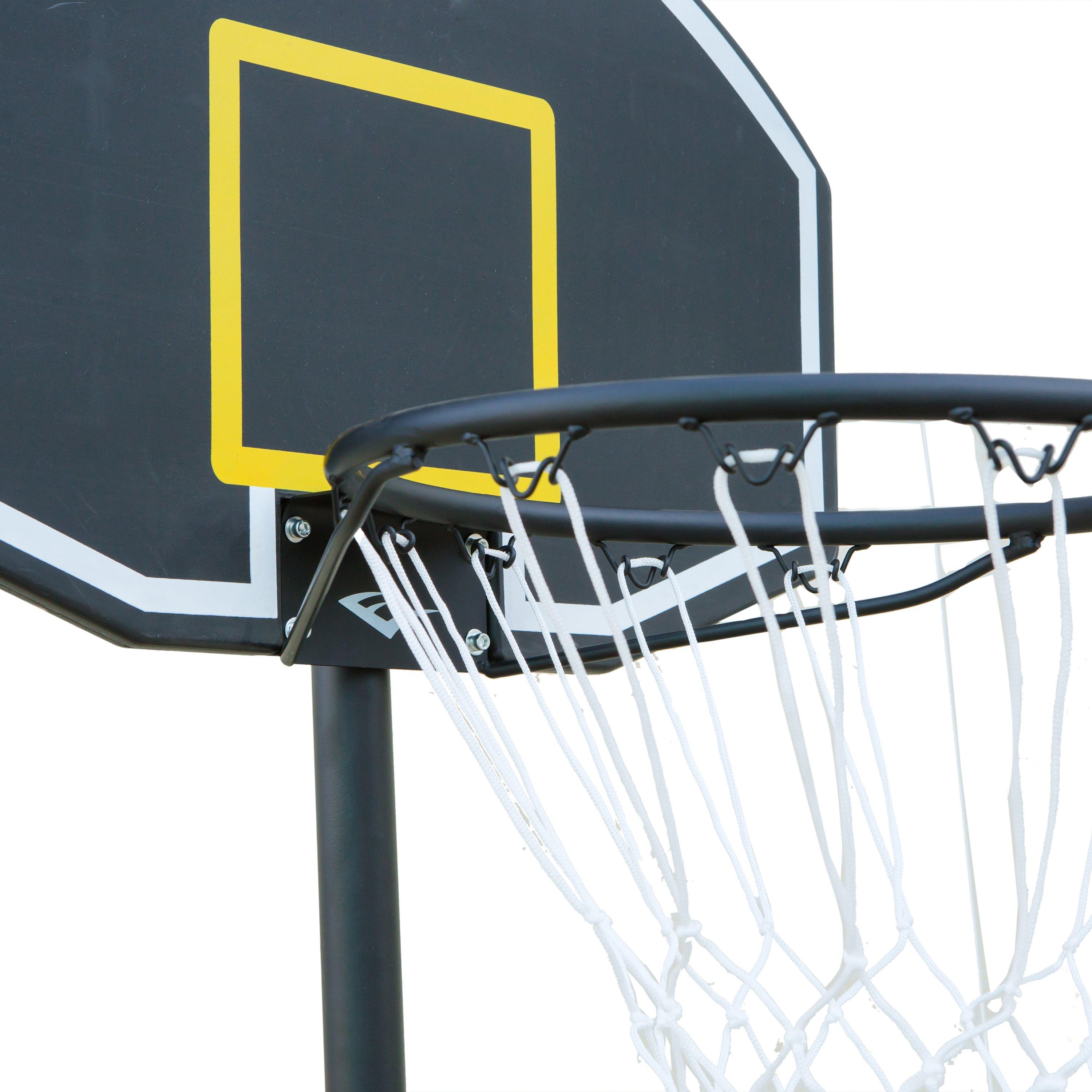 Black - Everlast - Adjustable Outdoor Basketball Hoop System - 4