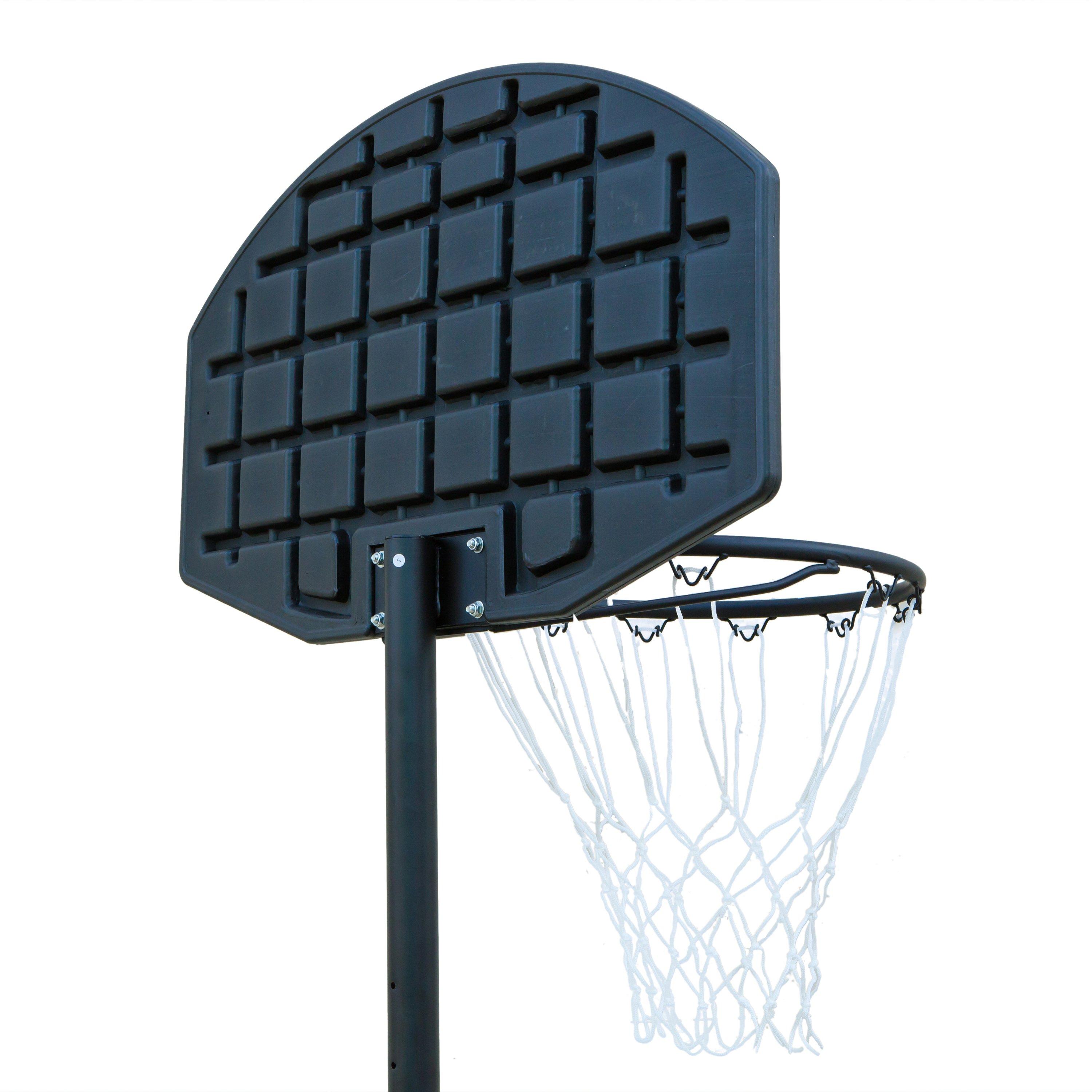 Black - Everlast - Adjustable Outdoor Basketball Hoop System - 6