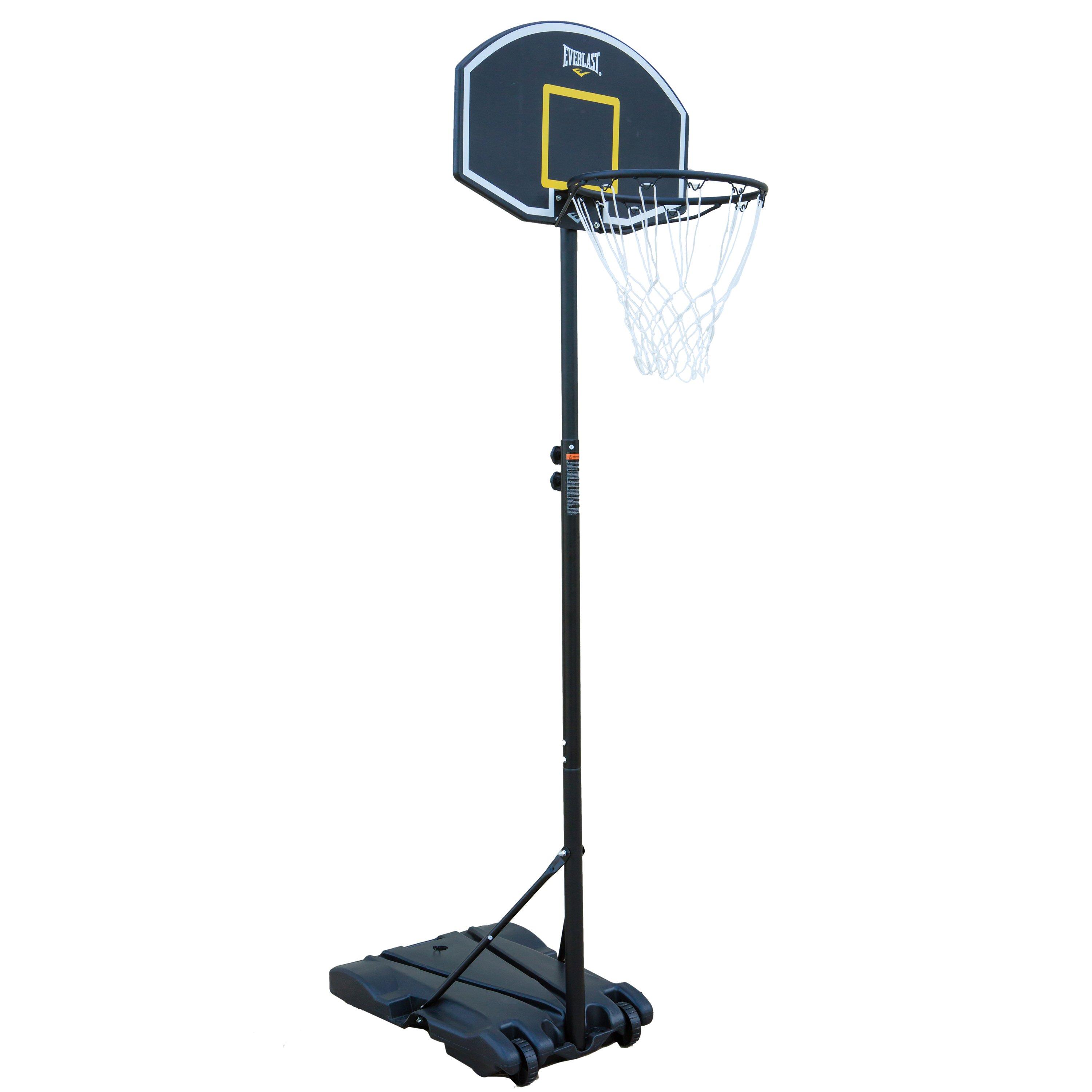 Black - Everlast - Adjustable Outdoor Basketball Hoop System - 7