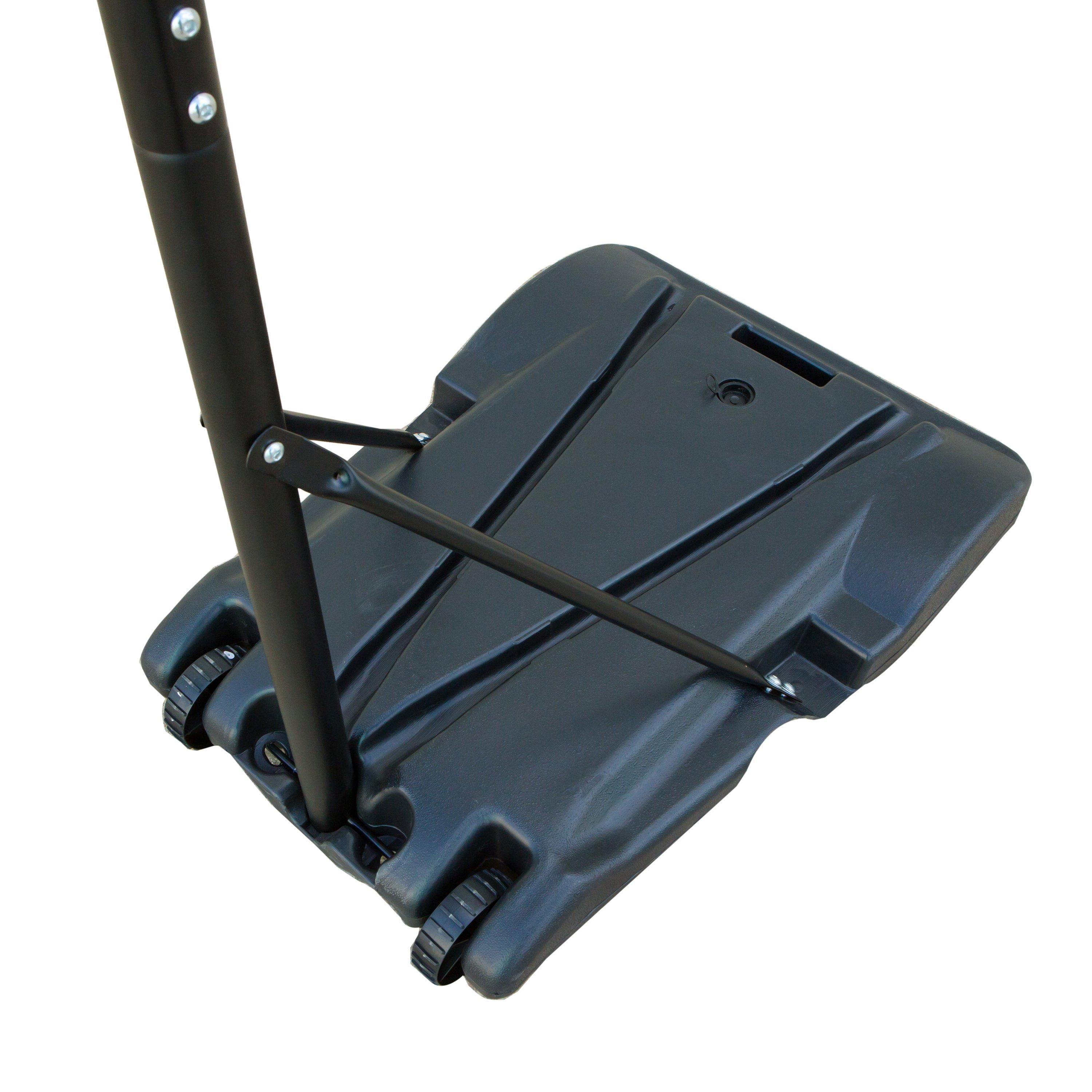 Black - Everlast - Adjustable Outdoor Basketball Hoop System - 9