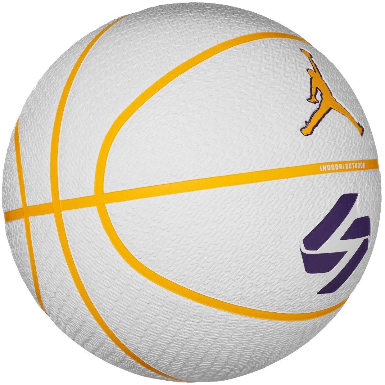 White/Del Sol - Air Jordan - Playground 8P Basketball - 3