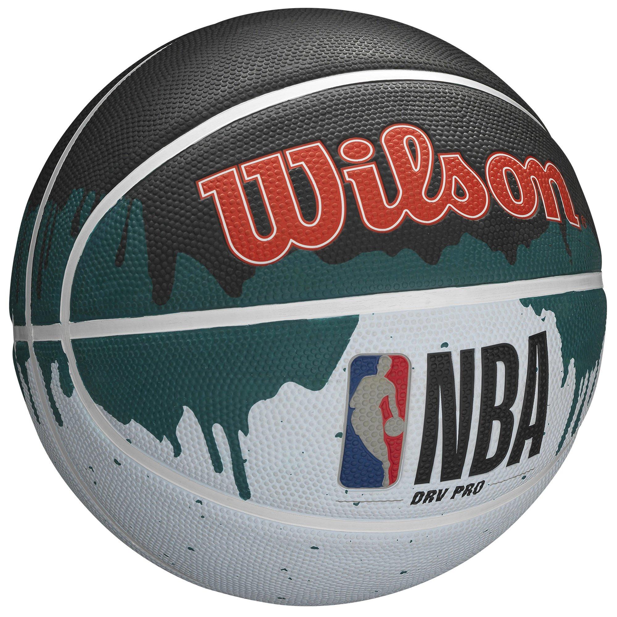 Green/Black/Wht - Wilson - NBA Pro Drip Basketball - 2