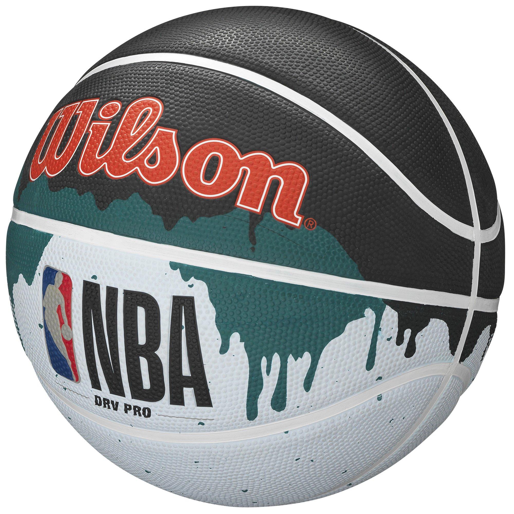 Green/Black/Wht - Wilson - NBA Pro Drip Basketball - 3