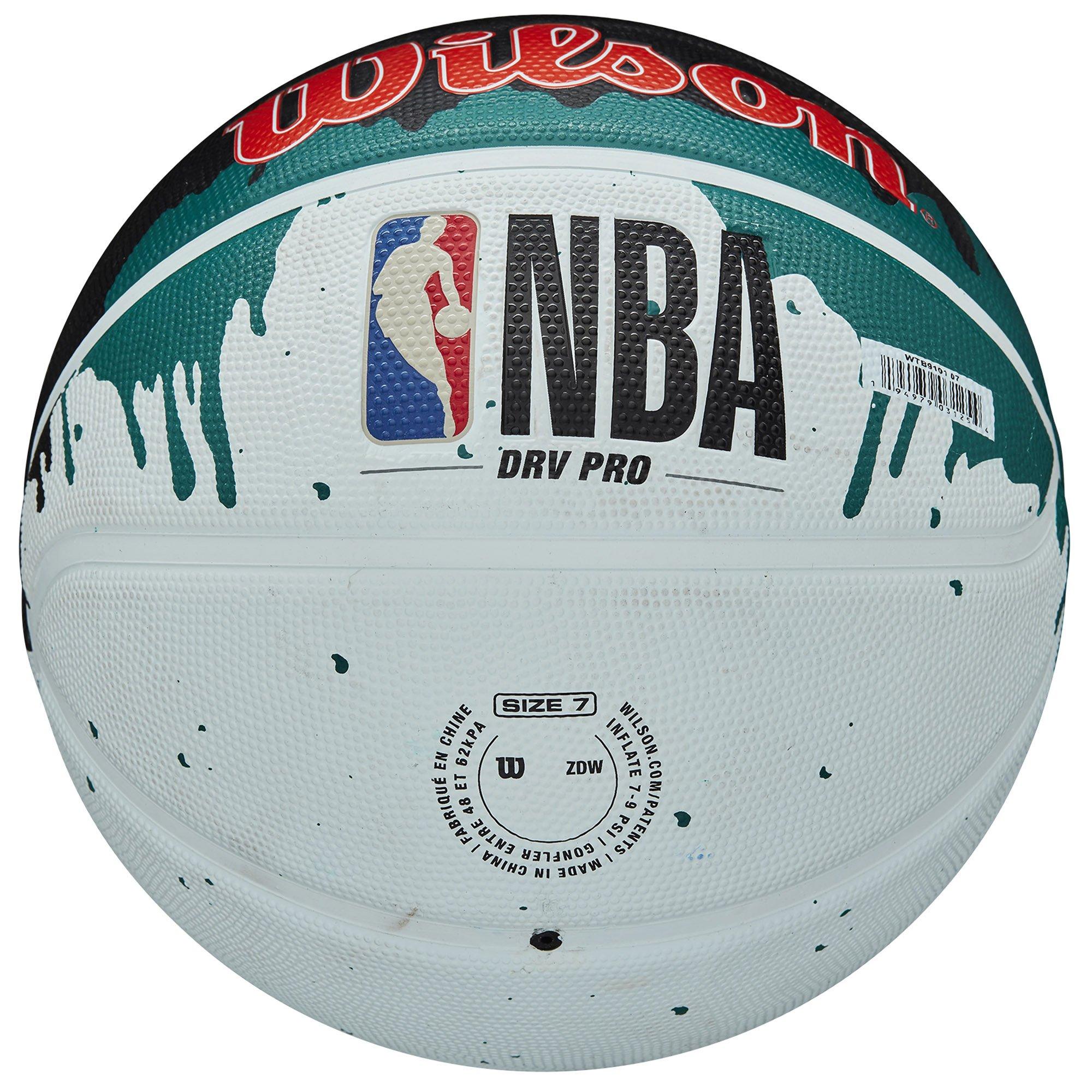 Green/Black/Wht - Wilson - NBA Pro Drip Basketball - 4