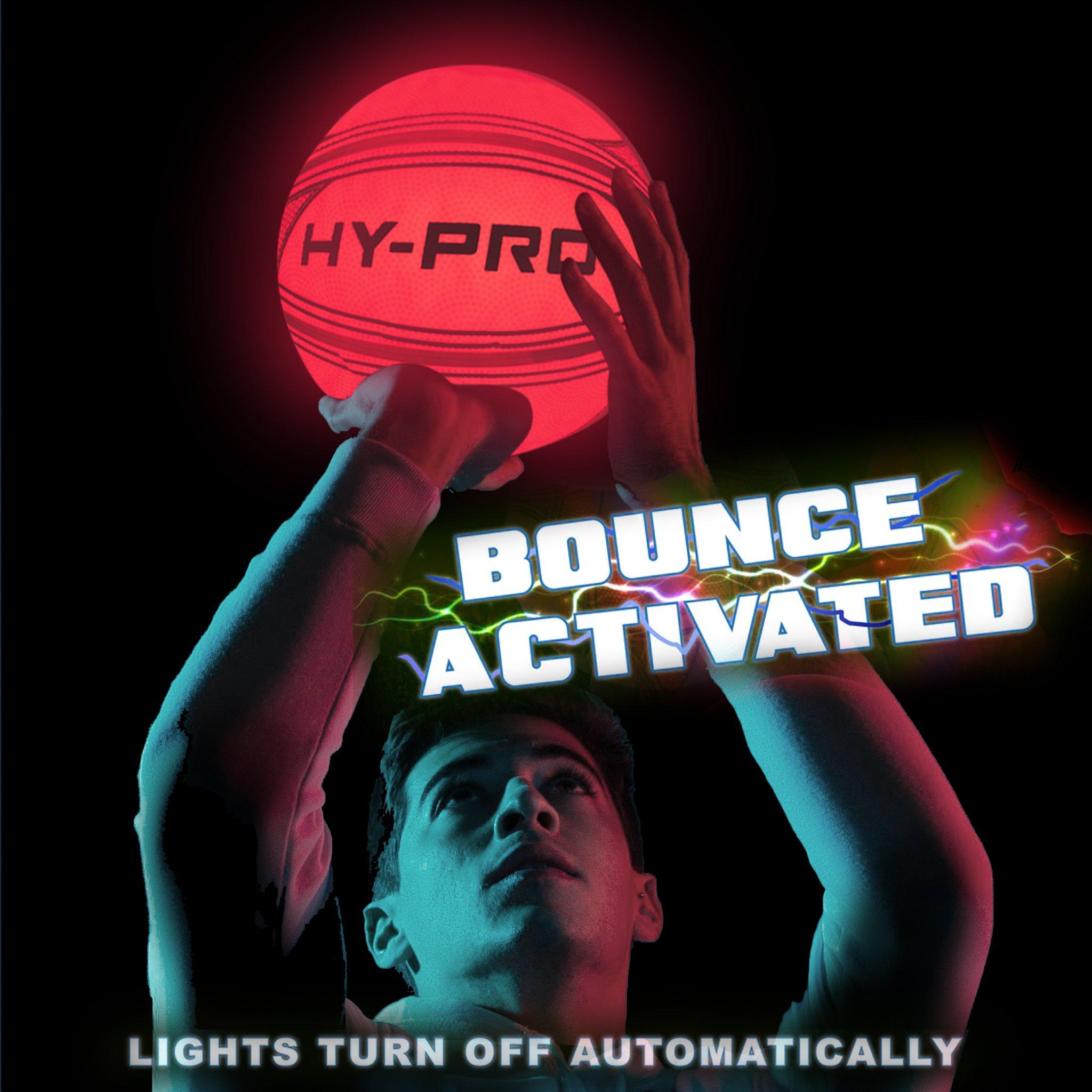 Orange/Led - Hy-Pro - Hy-Pro Led Bball With 64 - 3