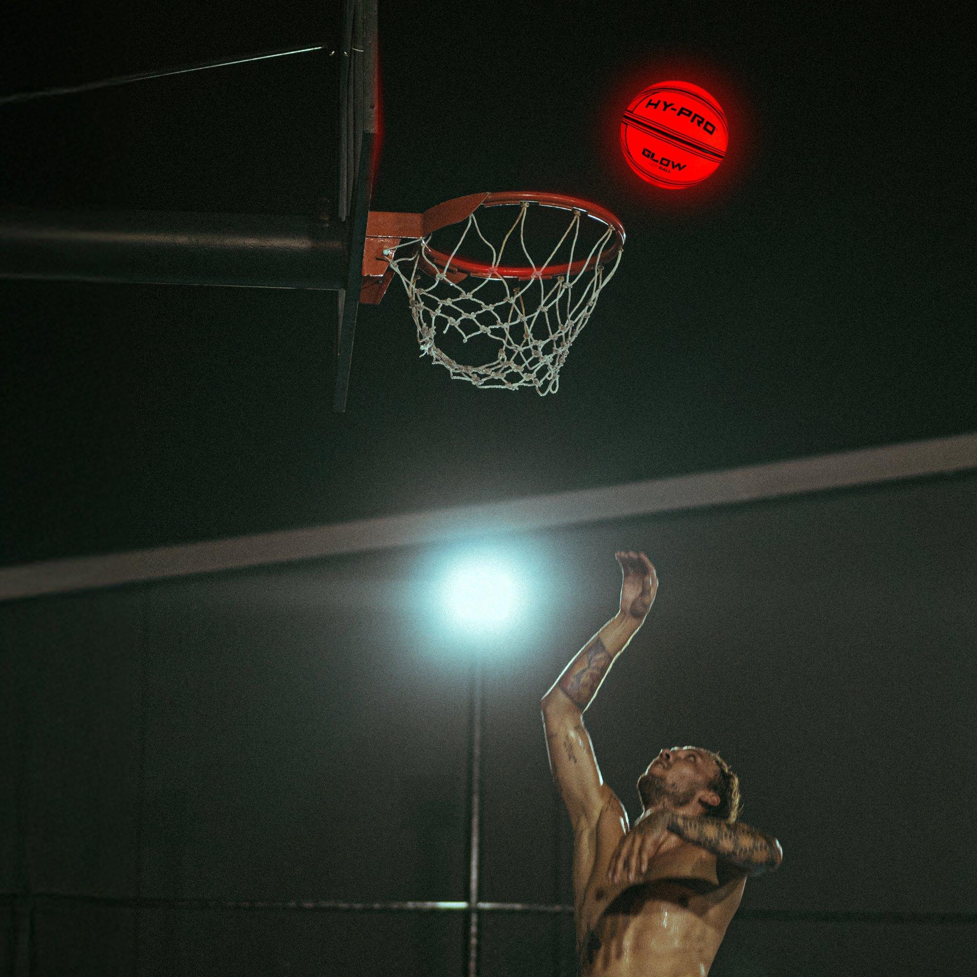Orange/Led - Hy-Pro - Hy-Pro Led Bball With 64 - 4