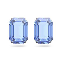 Swarovski Rhodium plated, Octagon-Cut Millenia Stud Earrings