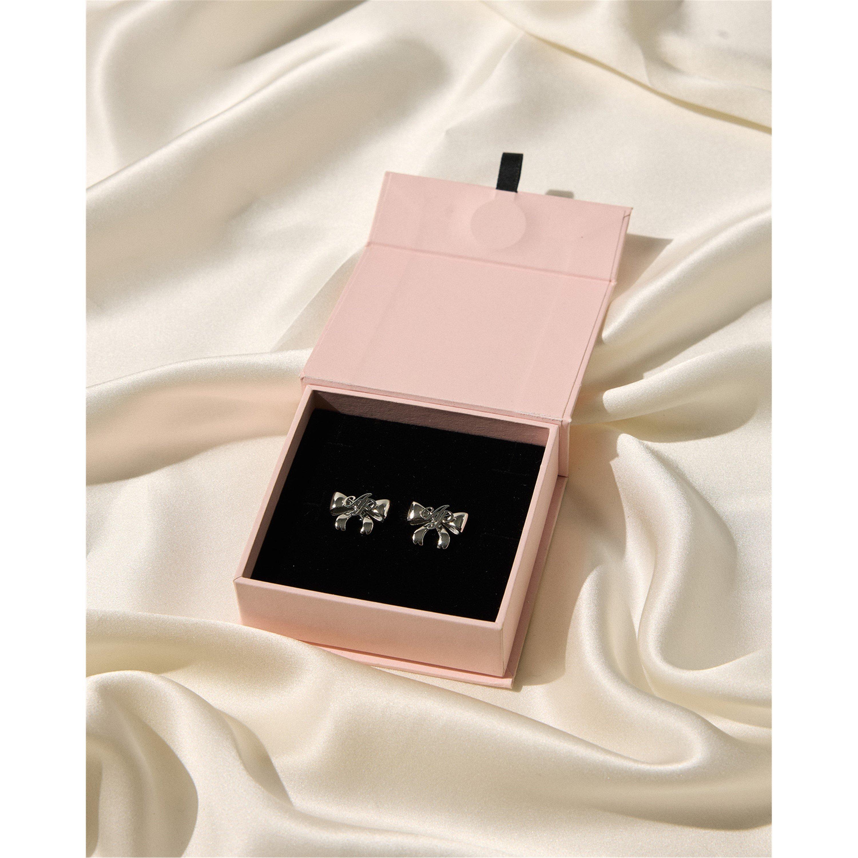 Silver - Agent Provocateur - Bret Bow Earrings - 4