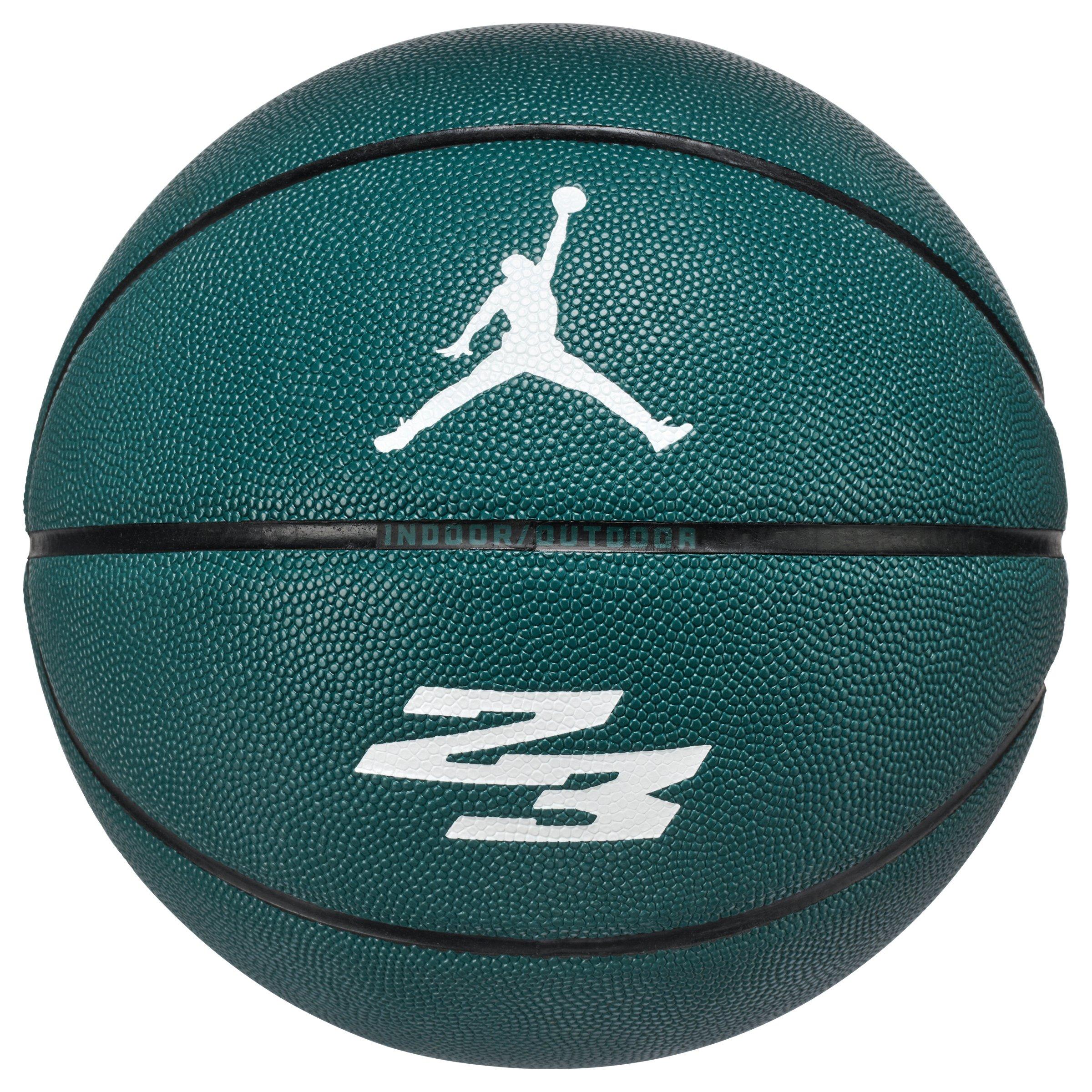 Air Jordan  Ultimate Graphic Basketballs - Green/Blck/Whte - size 7