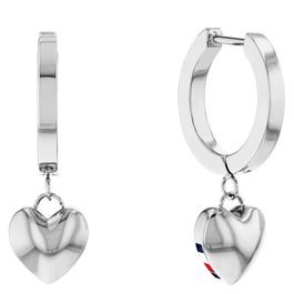 Tommy Hilfiger Womens Hanging Heart Earrings