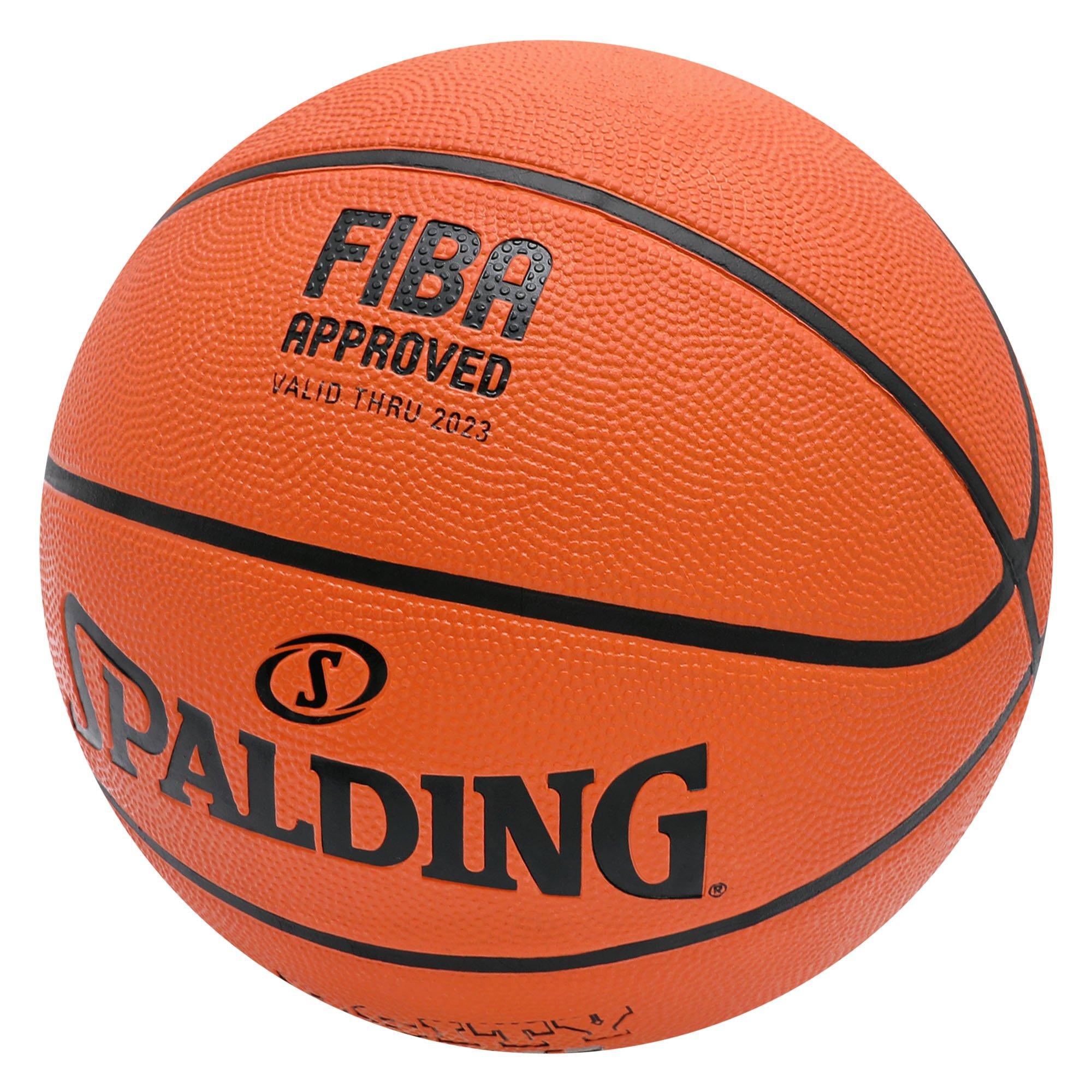 Orange - Spalding - FIBA Varsity TF-150 Rubber Indoor/Outdoor Basketball - 2