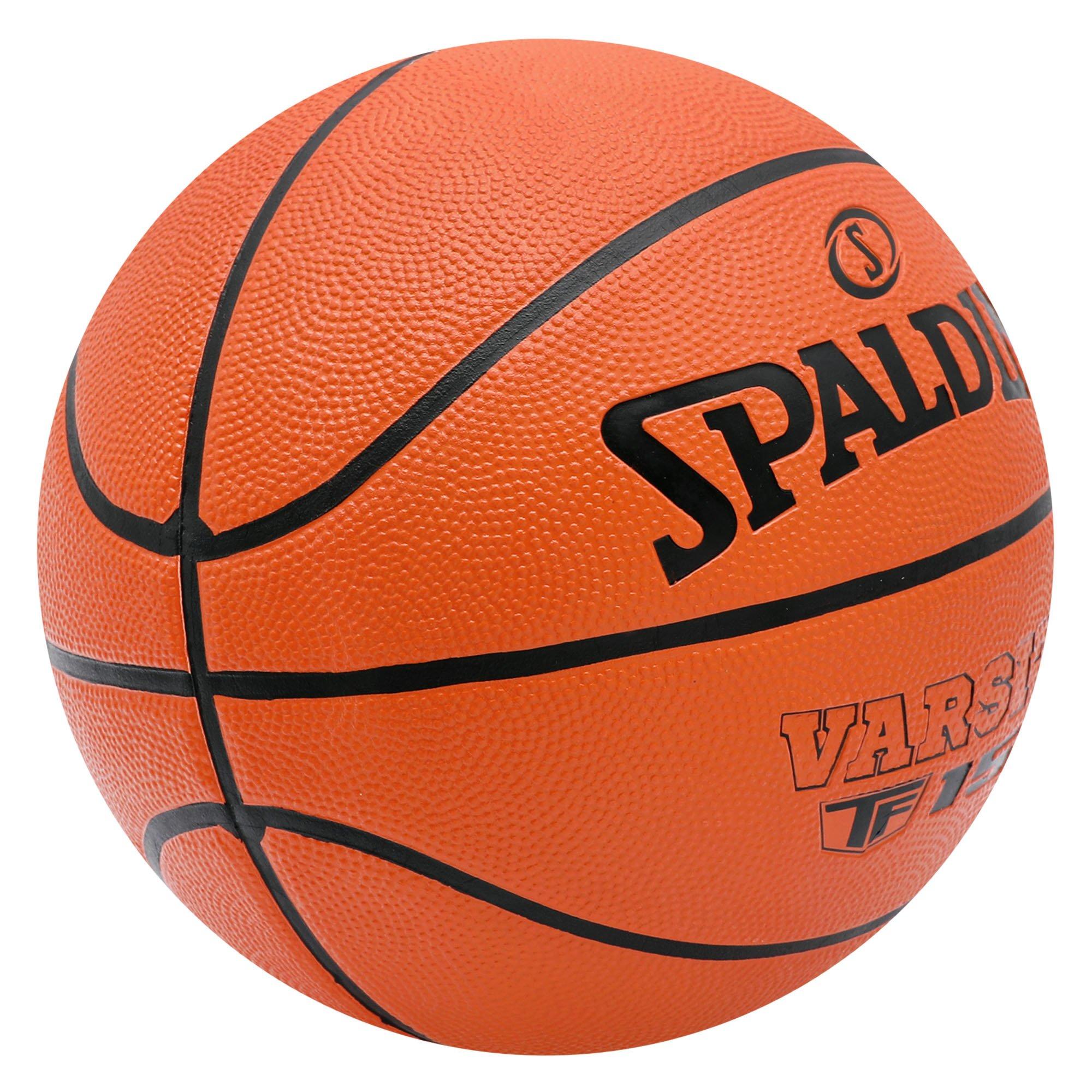 Orange - Spalding - FIBA Varsity TF-150 Rubber Indoor/Outdoor Basketball - 3