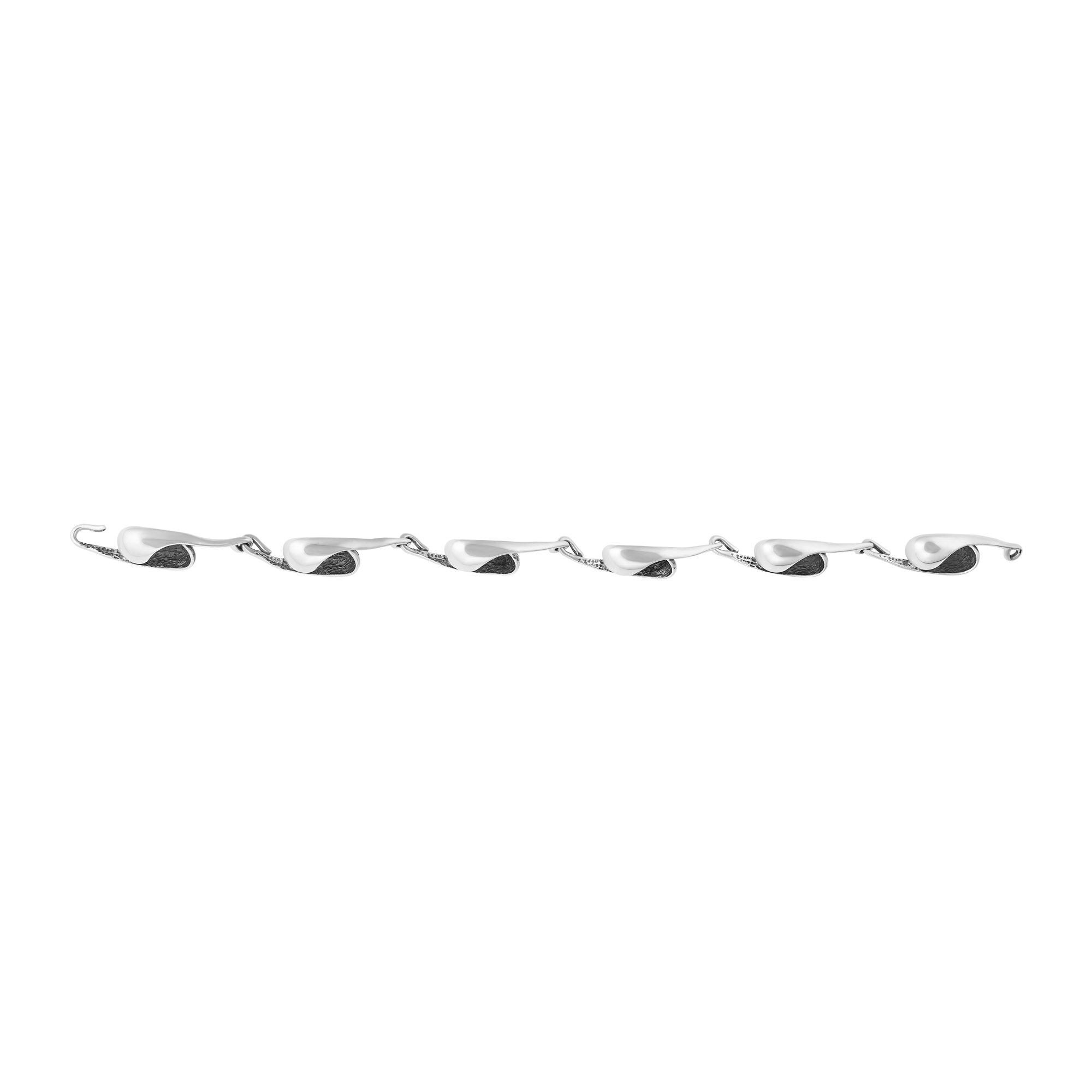Silver - Tianguis Jackson - Women's Oxidised Shell Stud Earrings