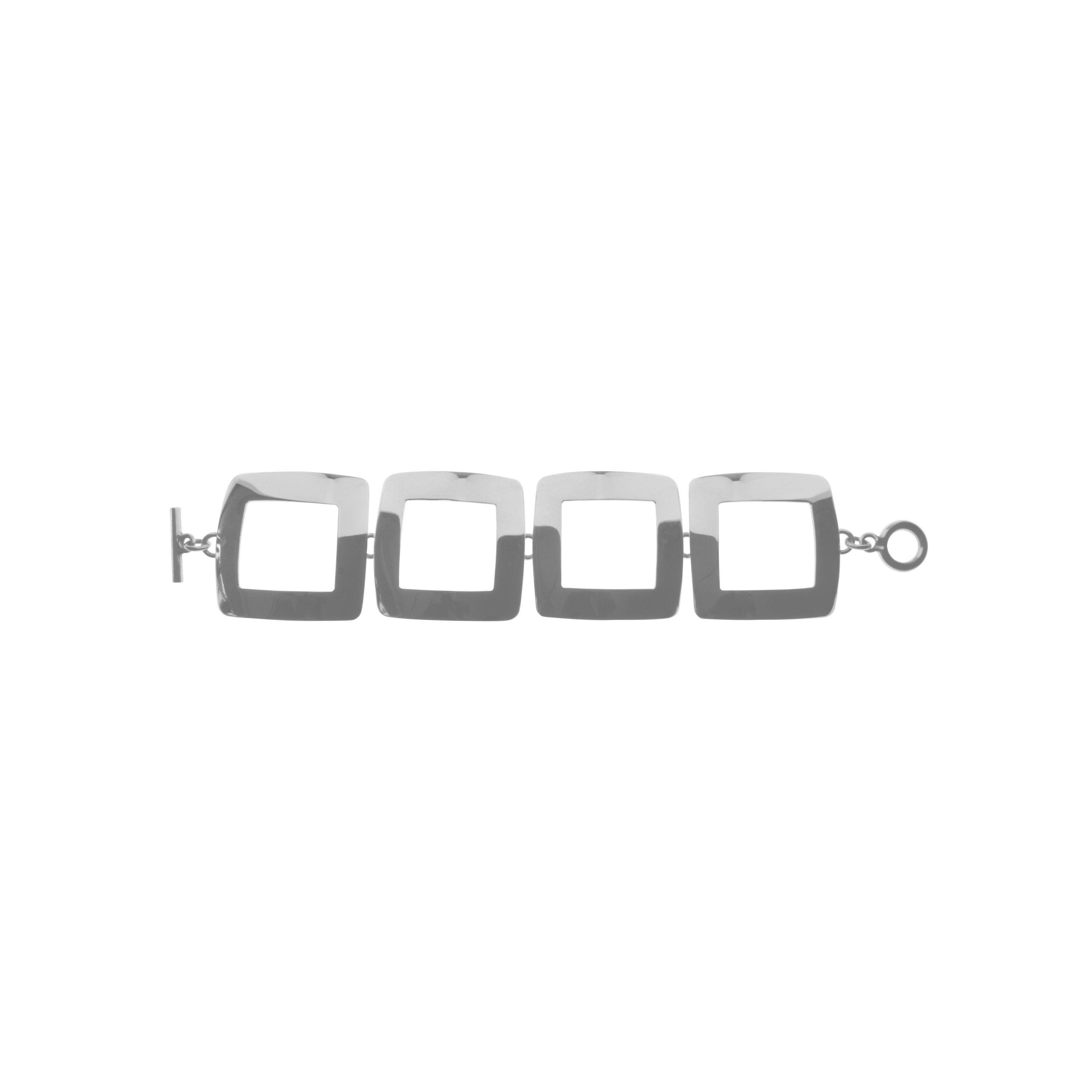 Silver - Tianguis Jackson - Women's Square Stud Earrings