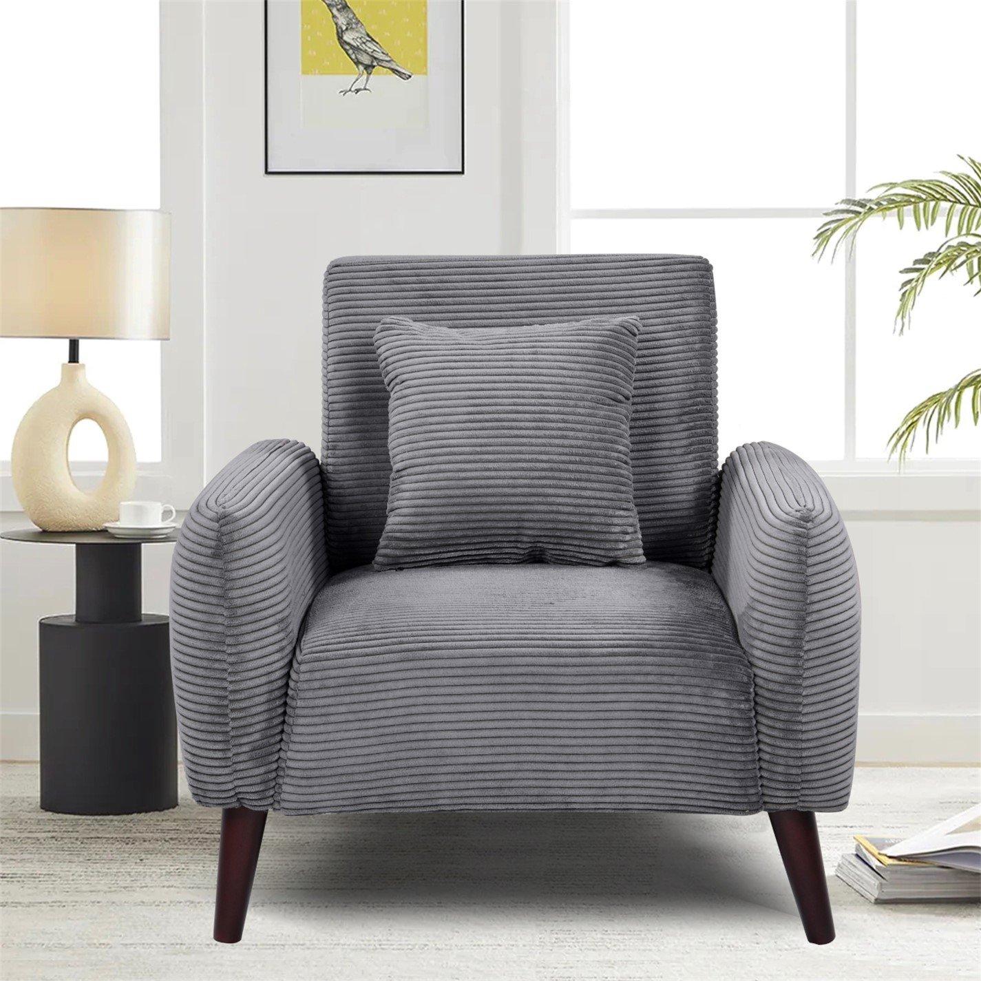 Grey - Comfy Living - Modern Jumbo Sofa set - 3