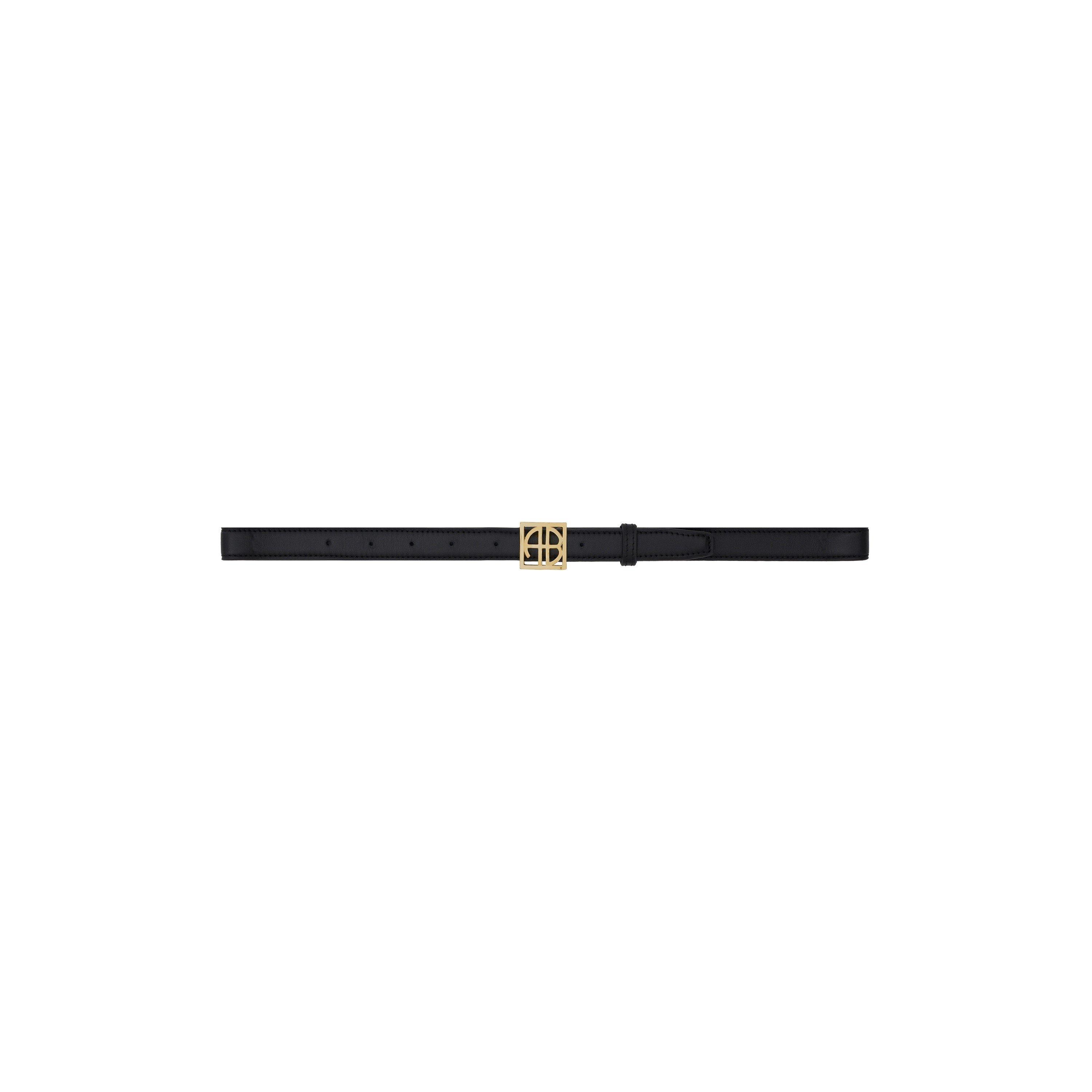 Black - Anine Bing - Monogram Belt - 4