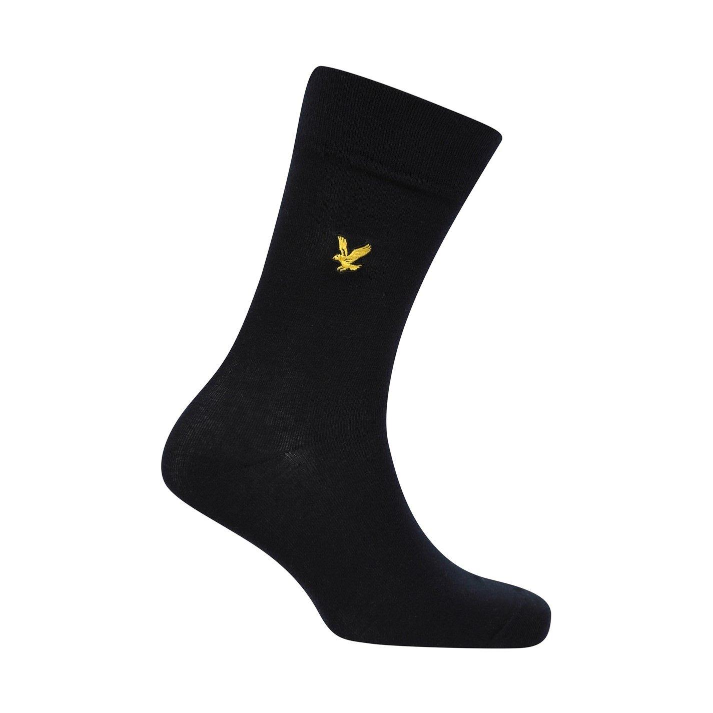 Marineblauw/Grijs - Lyle and Scott - Lyle 6 Pack Sock Gift Box - 3