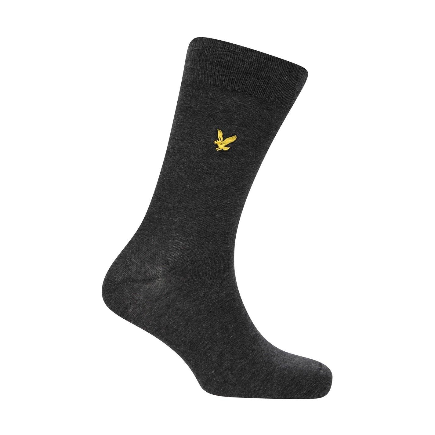 Marineblauw/Grijs - Lyle and Scott - Lyle 6 Pack Sock Gift Box - 7