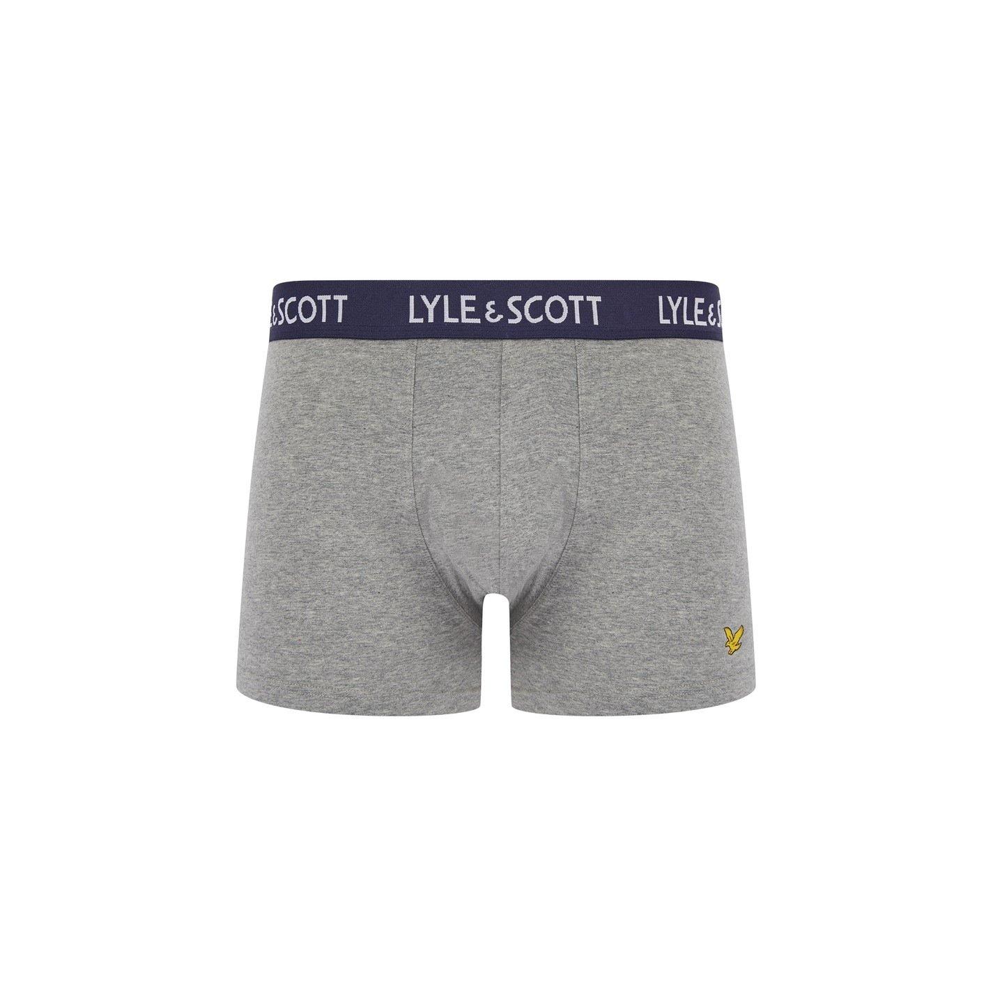 Navy - Lyle and Scott - 10 Pack Underwear and Sock Gift Box - 5