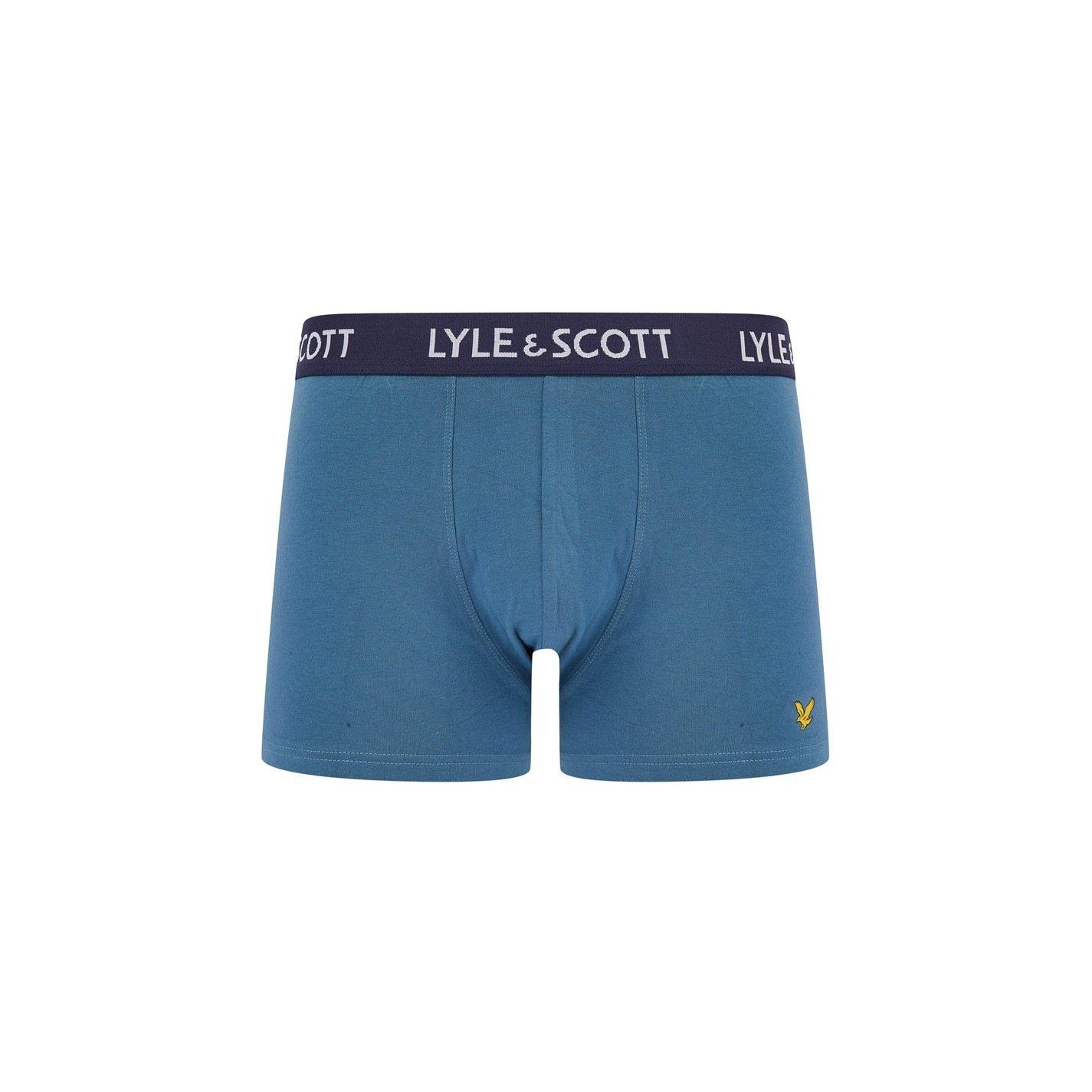 Navy - Lyle and Scott - 10 Pack Underwear and Sock Gift Box - 7