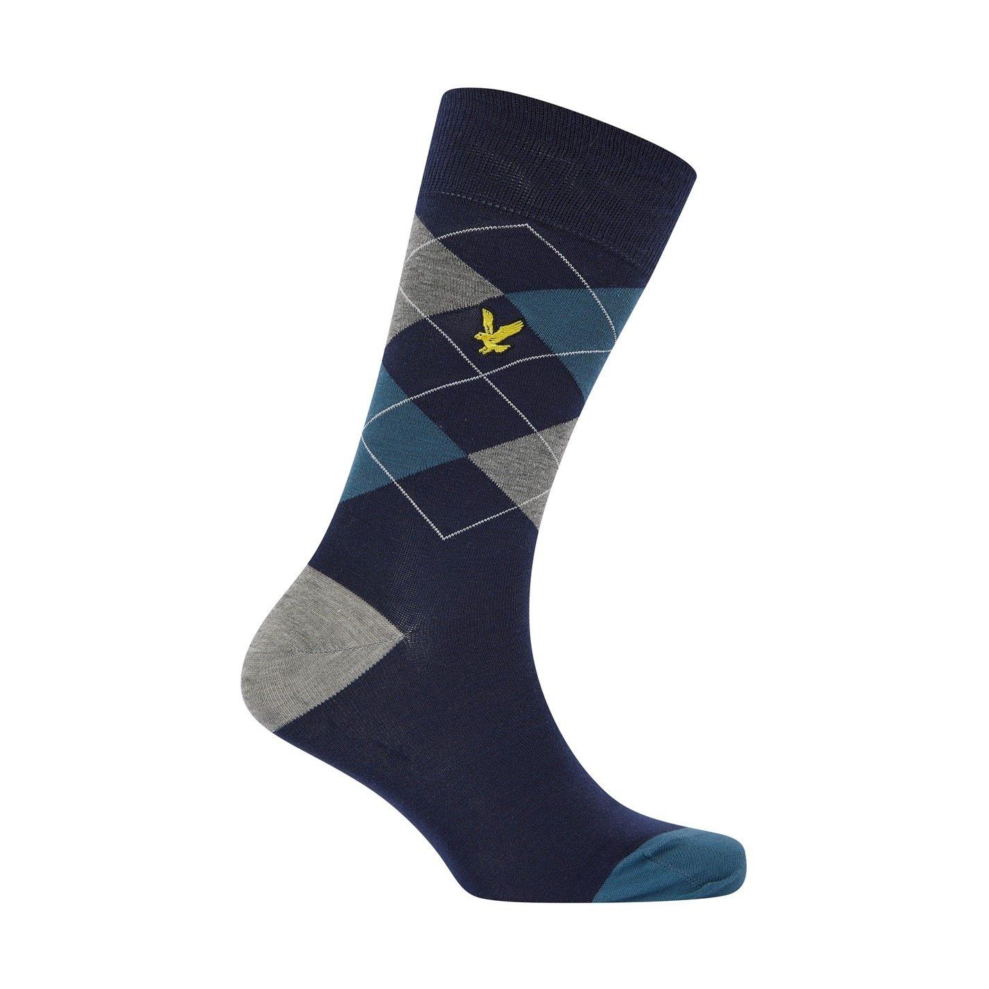 Navy - Lyle and Scott - 10 Pack Underwear and Sock Gift Box - 10