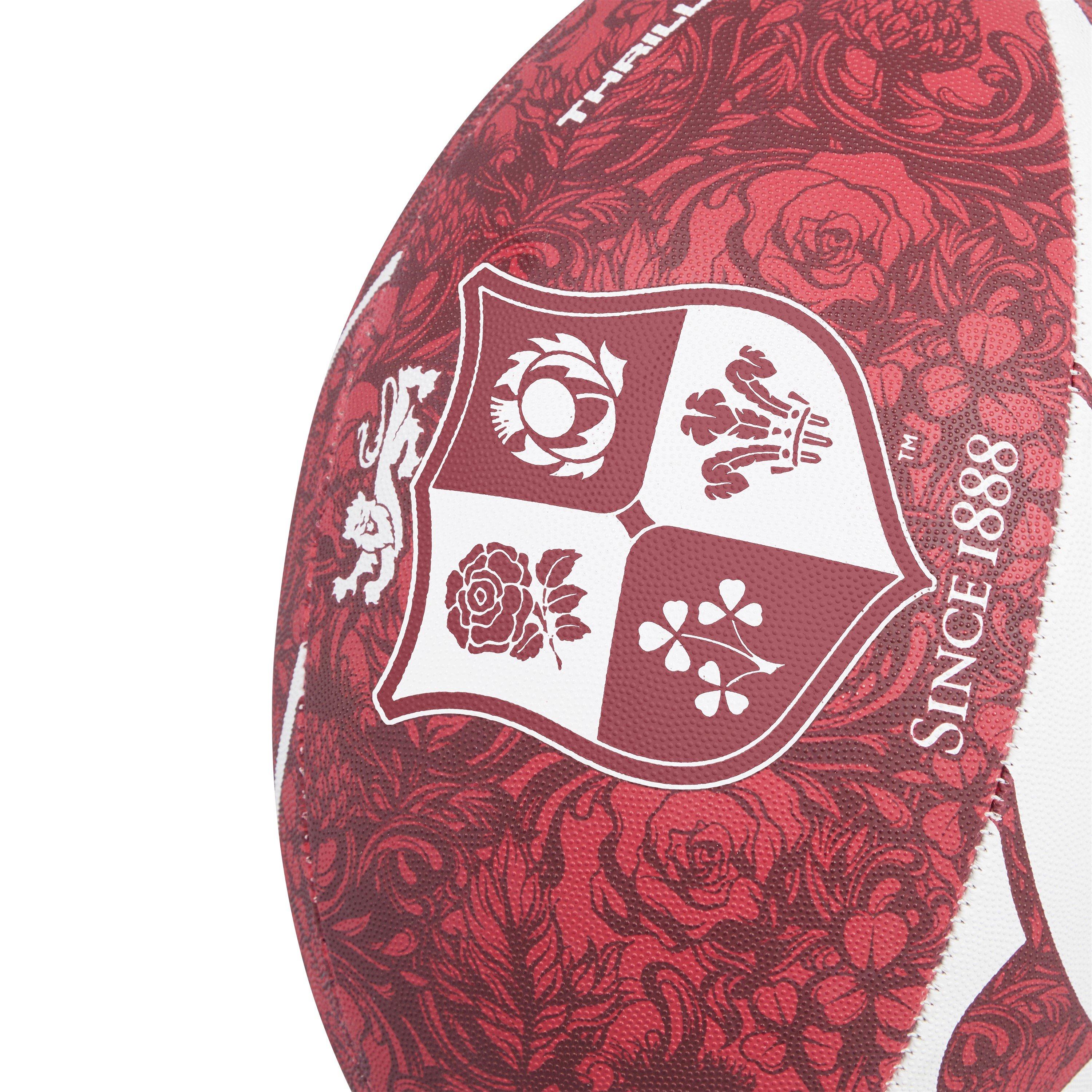 Red Dahlia - Canterbury - British and Irish Lions 2024 Supporters Rugby Ball - 4