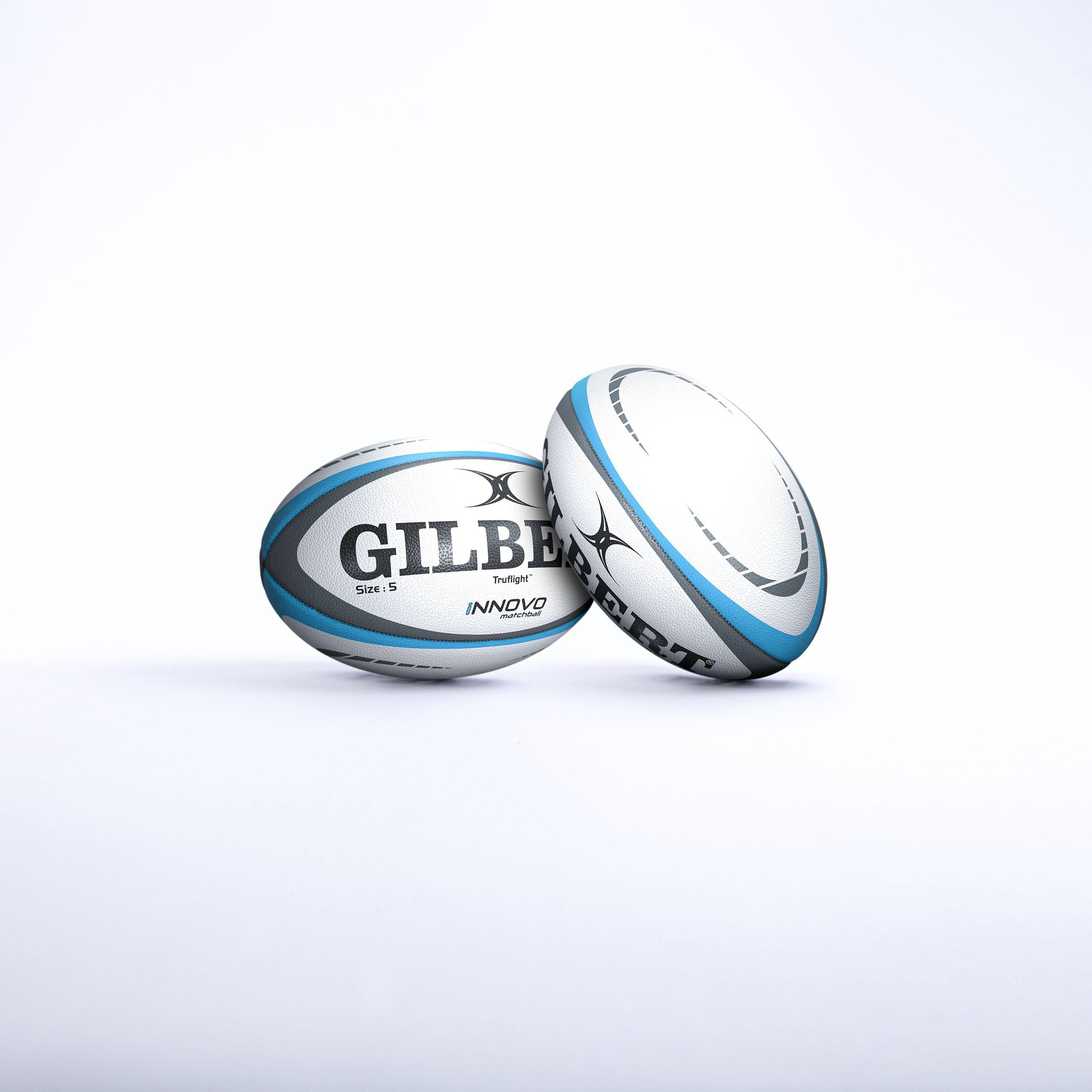 Gilbert  Innovo Match Ball - Wht/Blu/Rd - Size 5