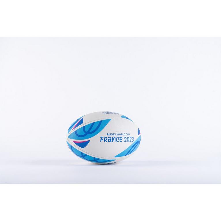 Blanco/Azul - Gilbert - RWC 2023 Supporters Rugby Ball - 2