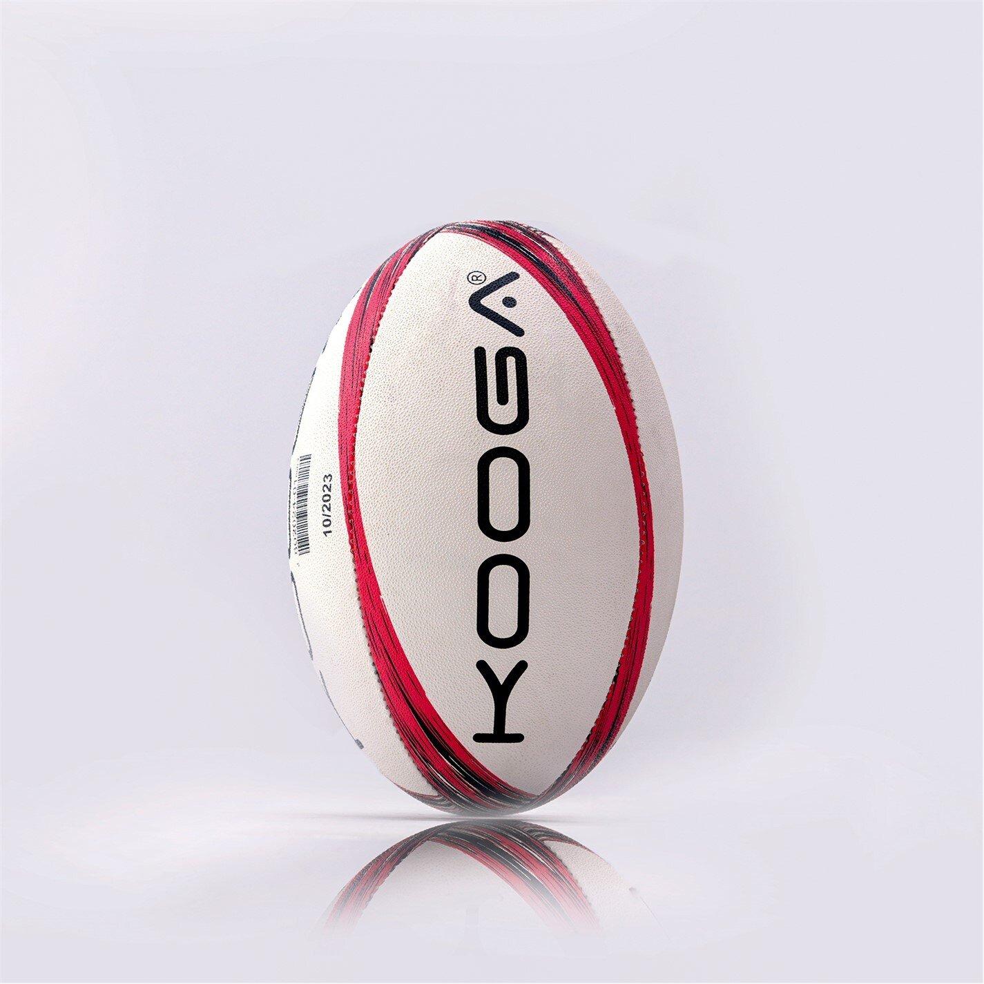 Wit - KooGa - Match Rugby Ball - 1