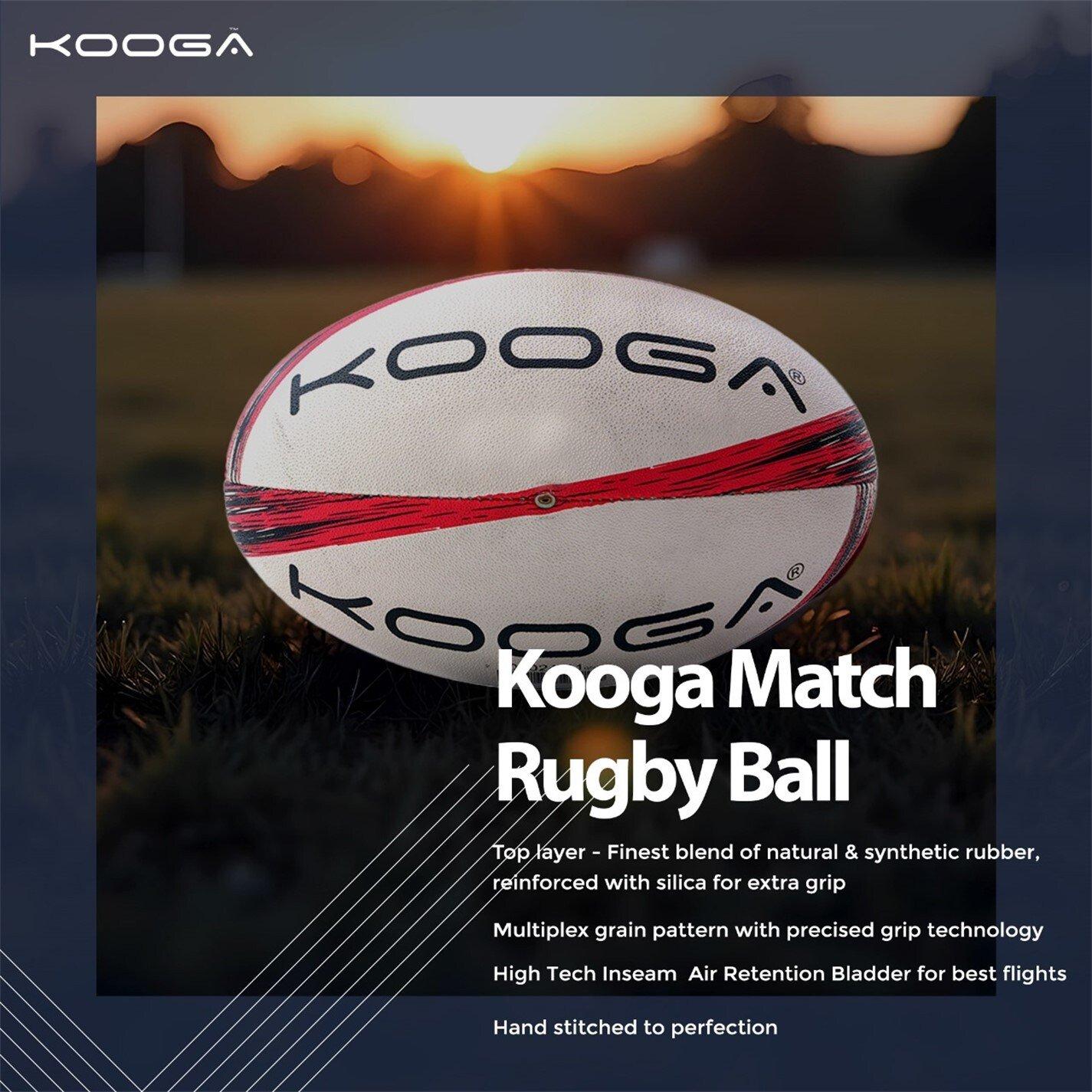 Wit - KooGa - Match Rugby Ball - 2