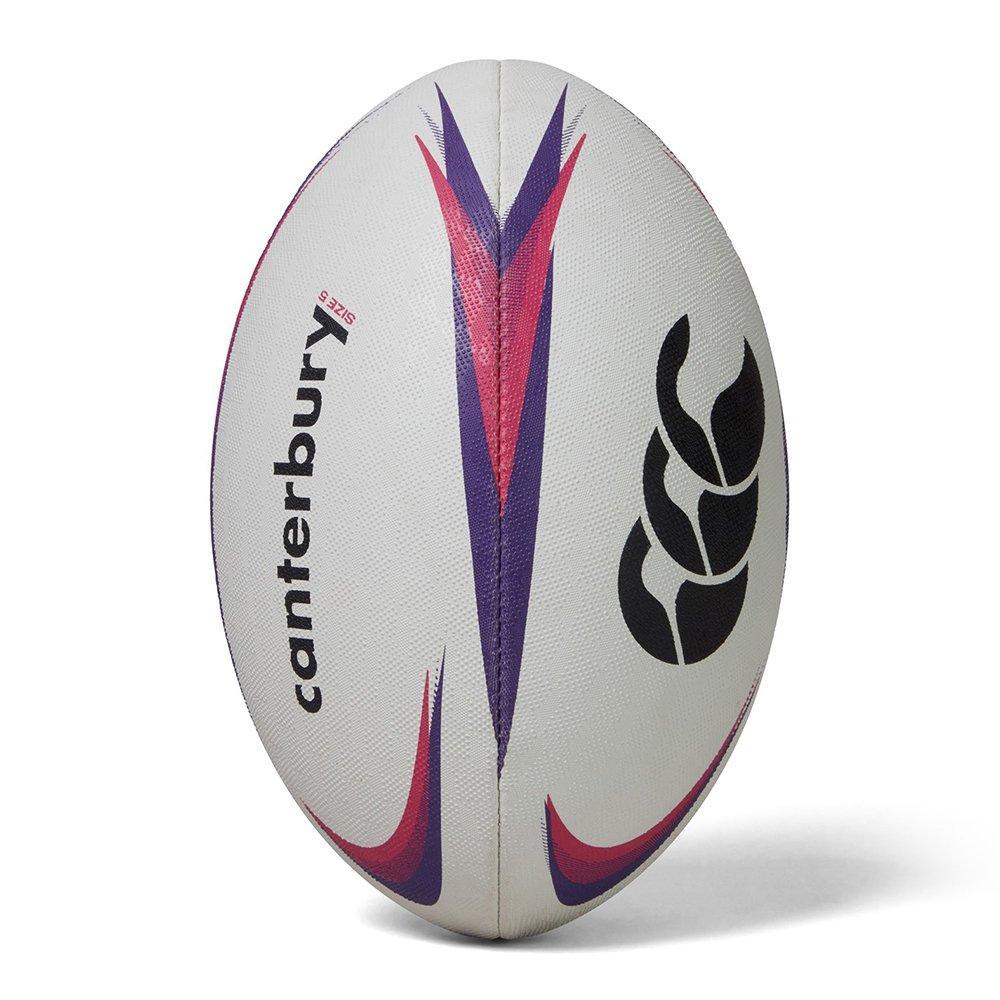 White/Violet - Canterbury - Mentre Rugby Ball - 1