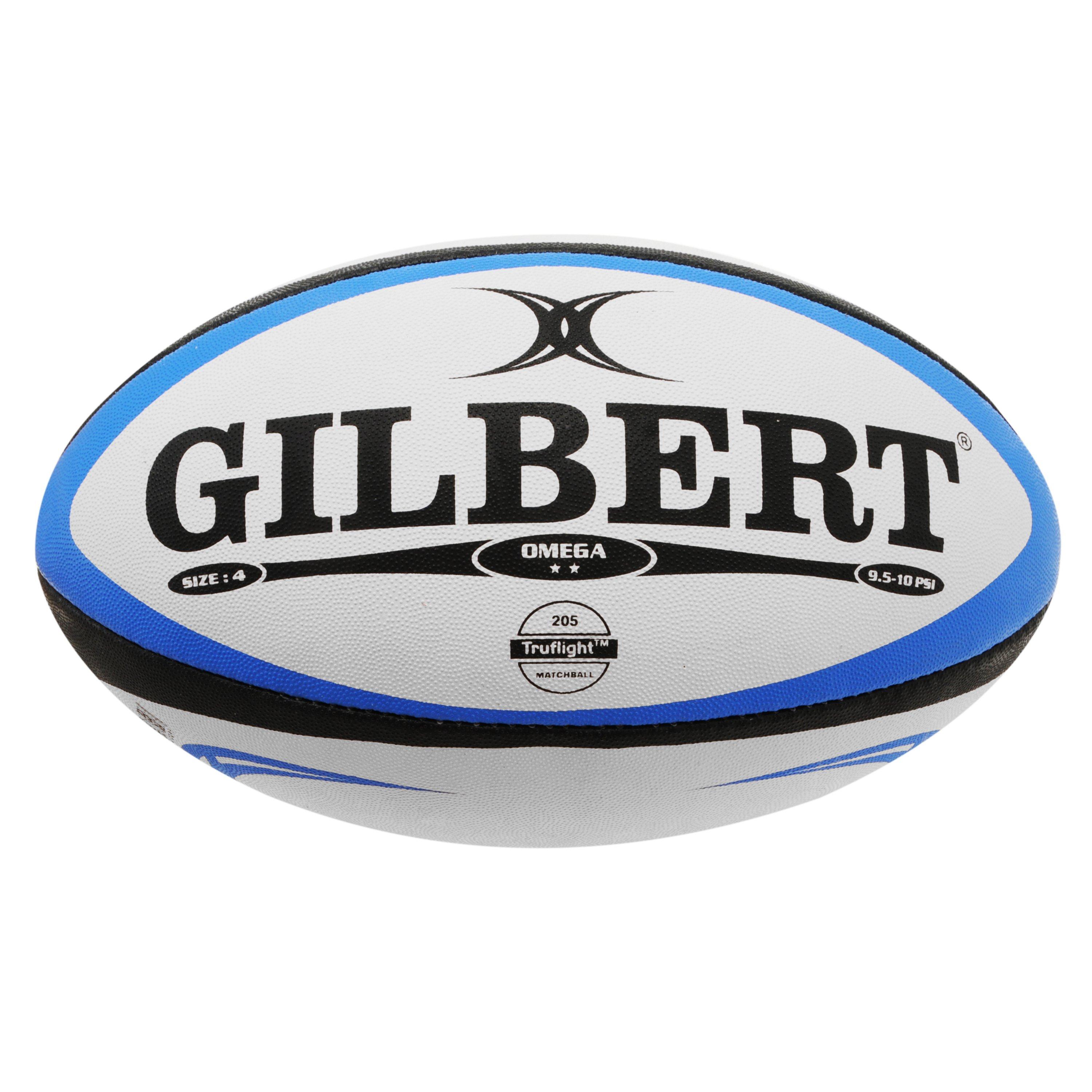 Hvid/Blå - Gilbert - Omega Rugby Ball - 1