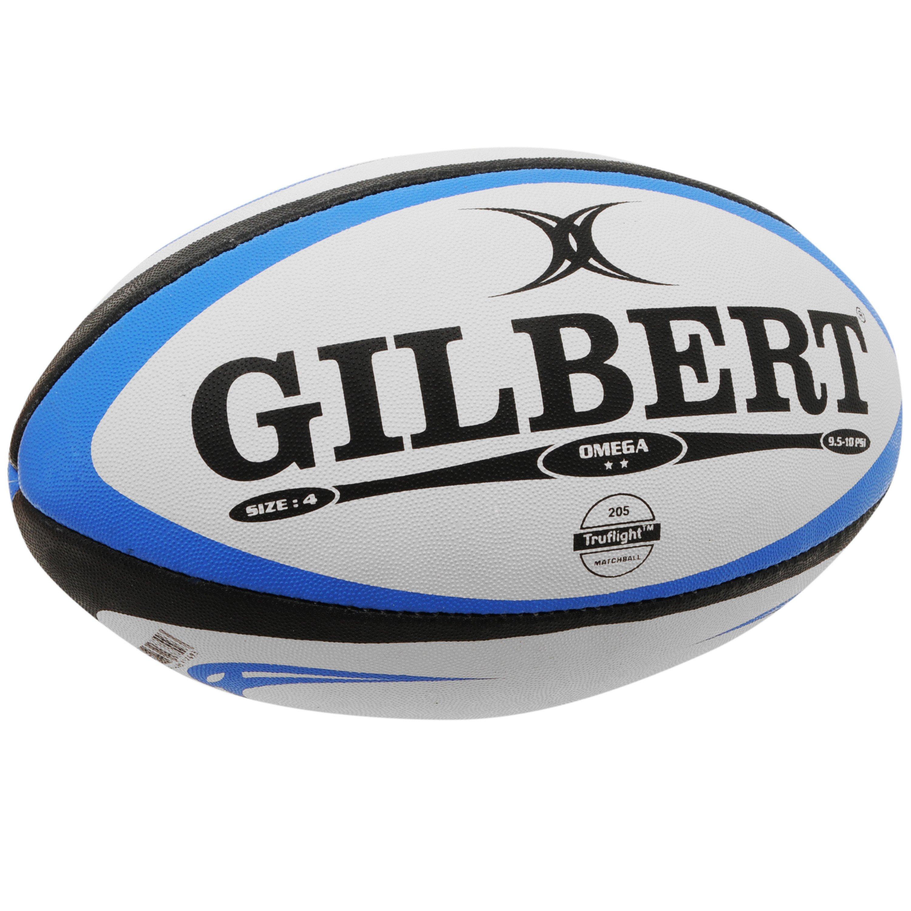 White/Blue - Gilbert - Omega Rugby Ball - 2