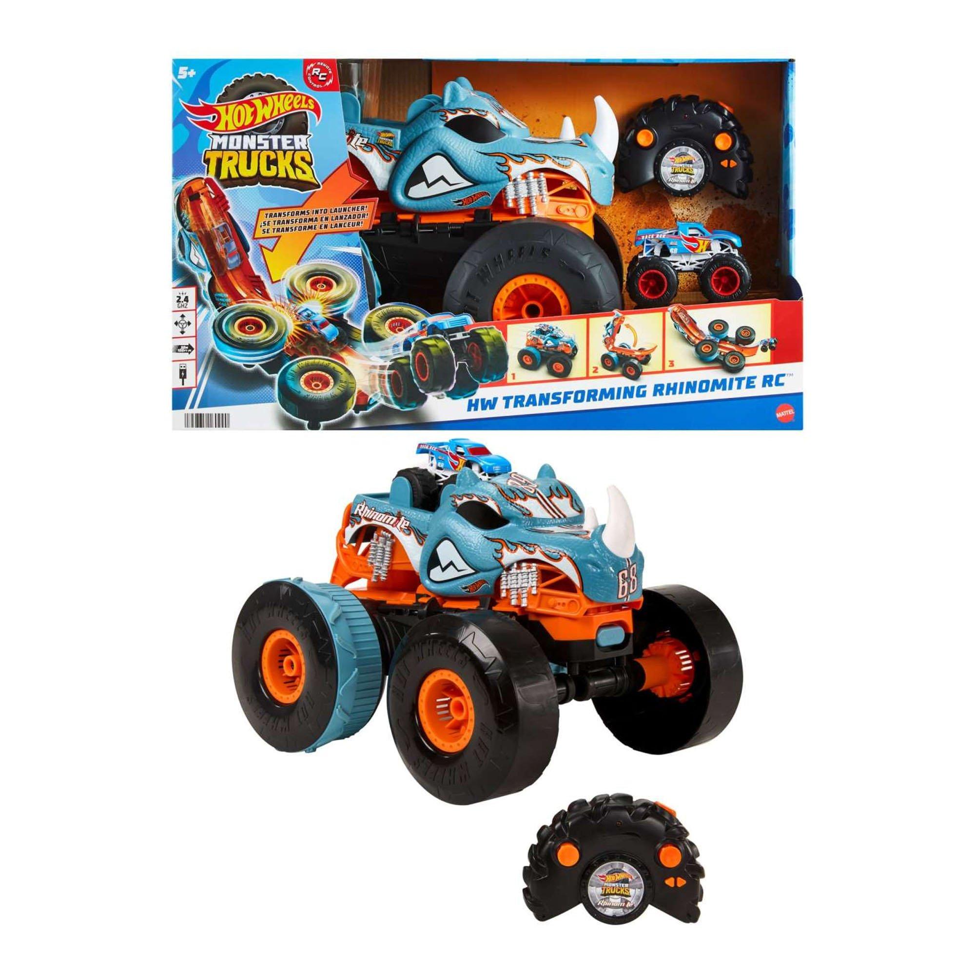 Multi Format An - Hot Wheels - HOT WHEELS  MONSTER TRUCKT 1:12 Transforming Rhinomite R/C - 1
