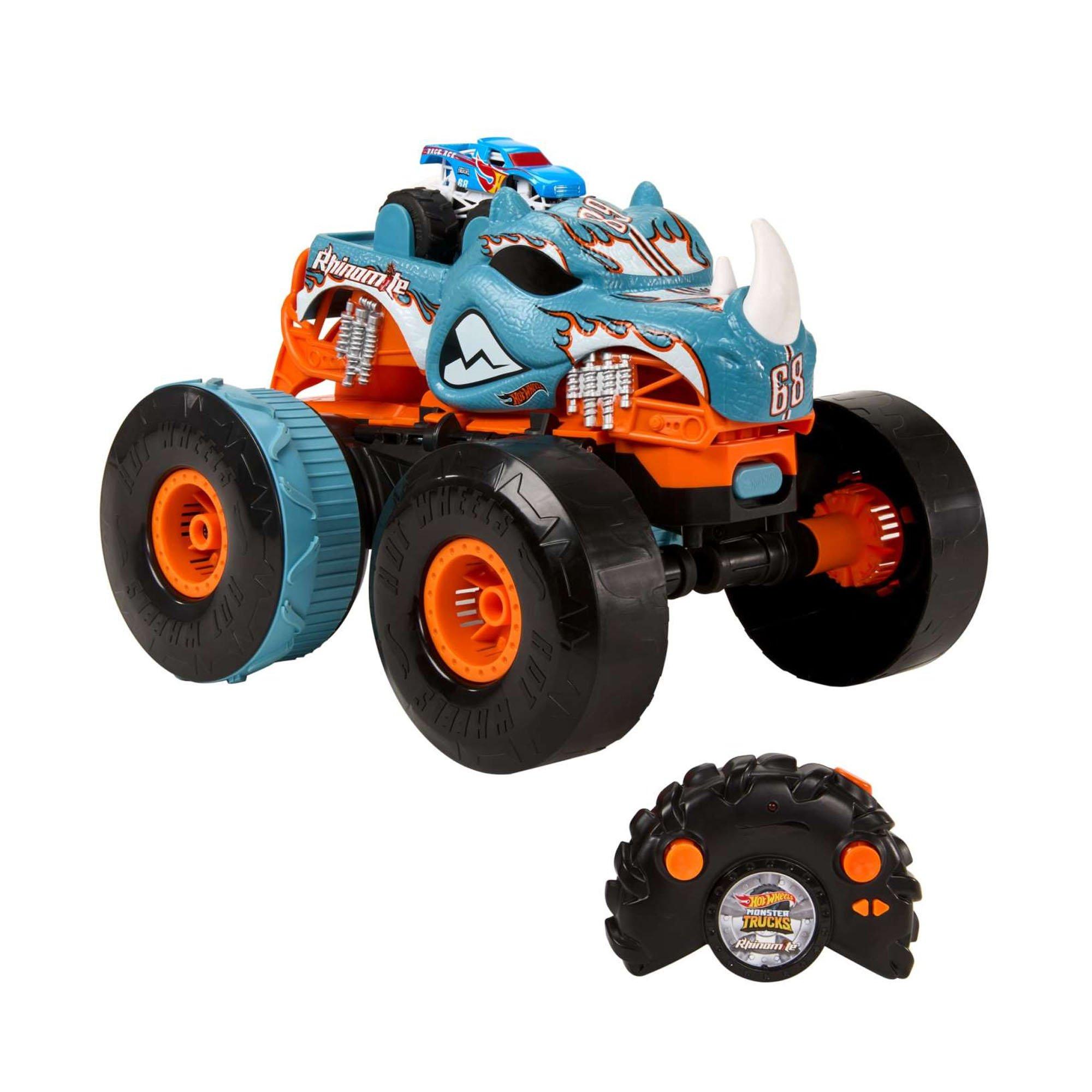 Multi Format An - Hot Wheels - HOT WHEELS  MONSTER TRUCKT 1:12 Transforming Rhinomite R/C - 2