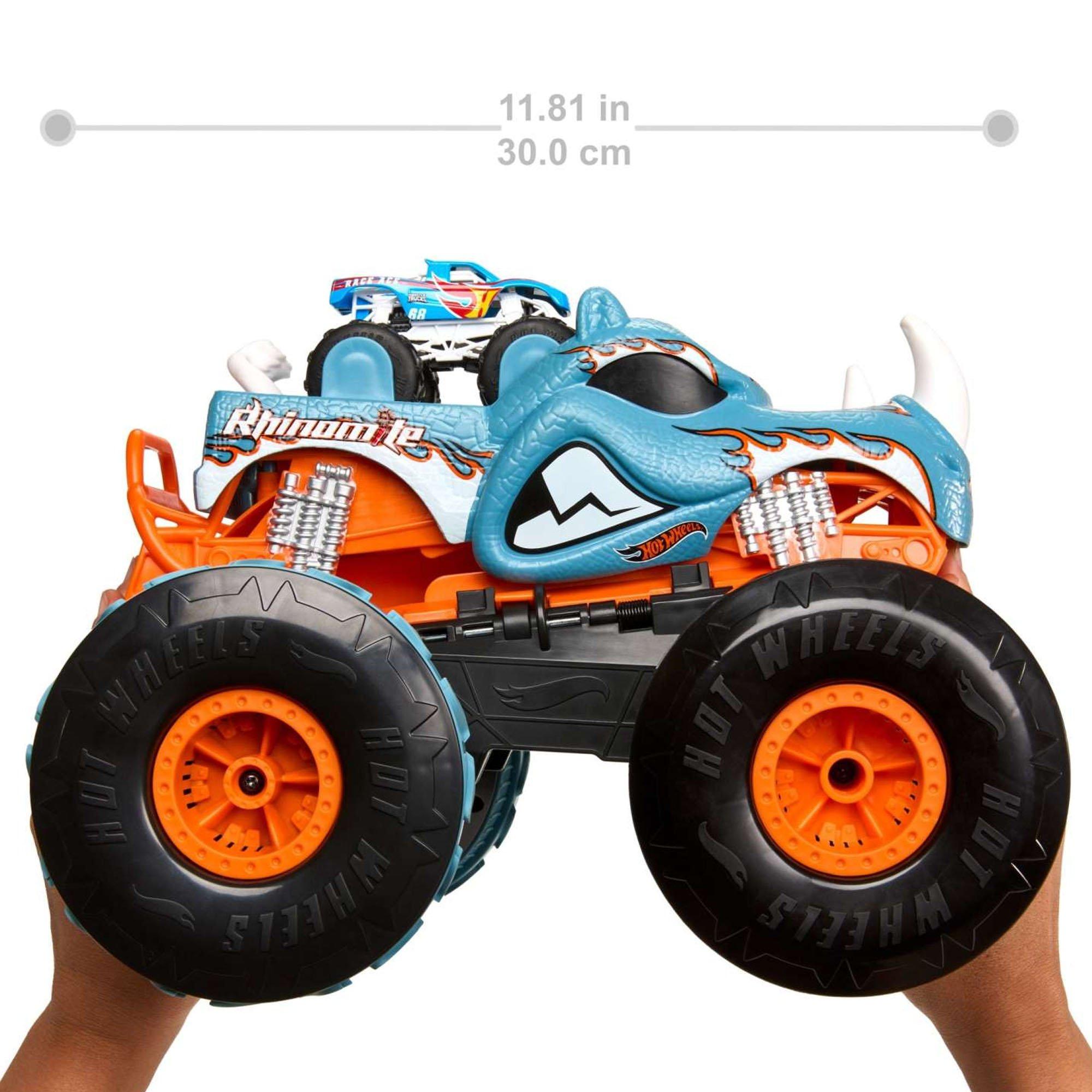 Multi Format An - Hot Wheels - HOT WHEELS  MONSTER TRUCKT 1:12 Transforming Rhinomite R/C - 7