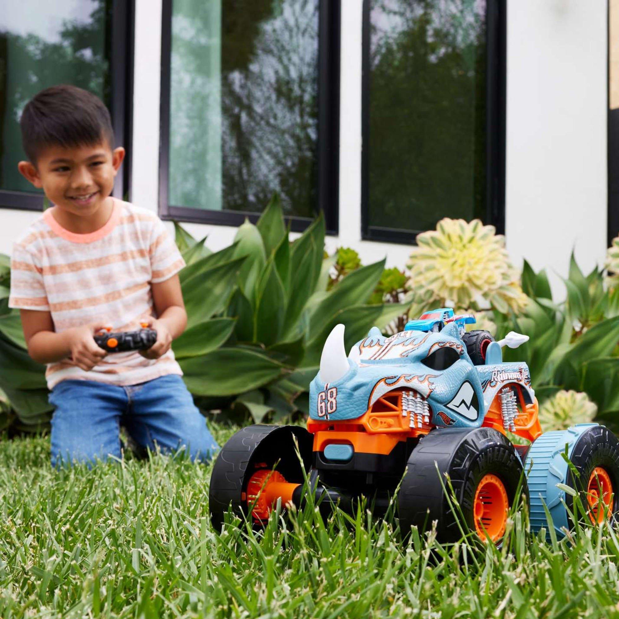 Multi Format An - Hot Wheels - HOT WHEELS  MONSTER TRUCKT 1:12 Transforming Rhinomite R/C - 8