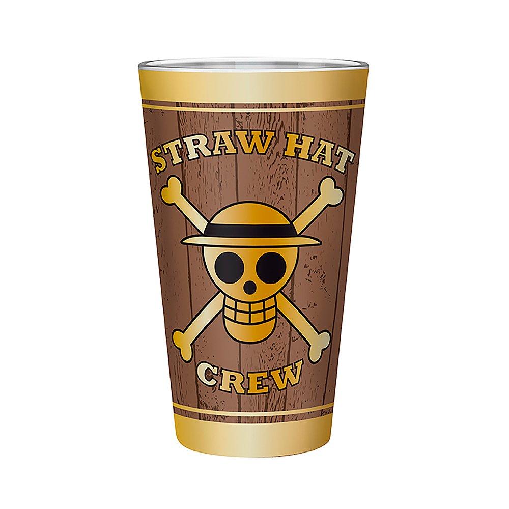 GB Eye ONE PIECE Glass 400ml Skulls Matte