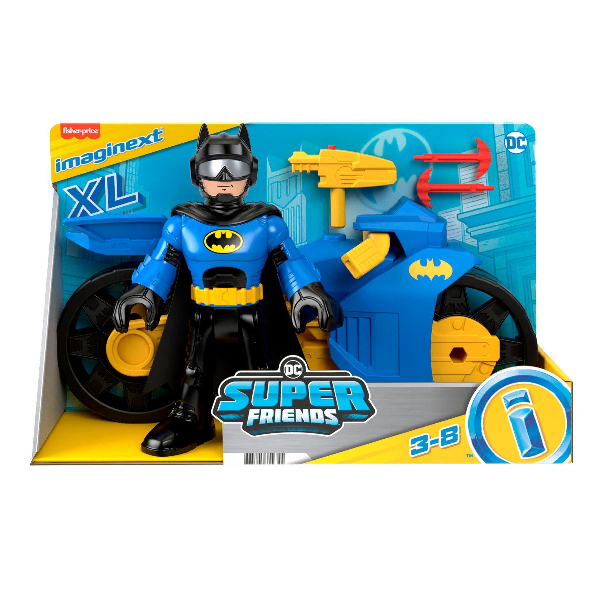 Fisher Price Imaginext DC Super Friends Batcycle XL