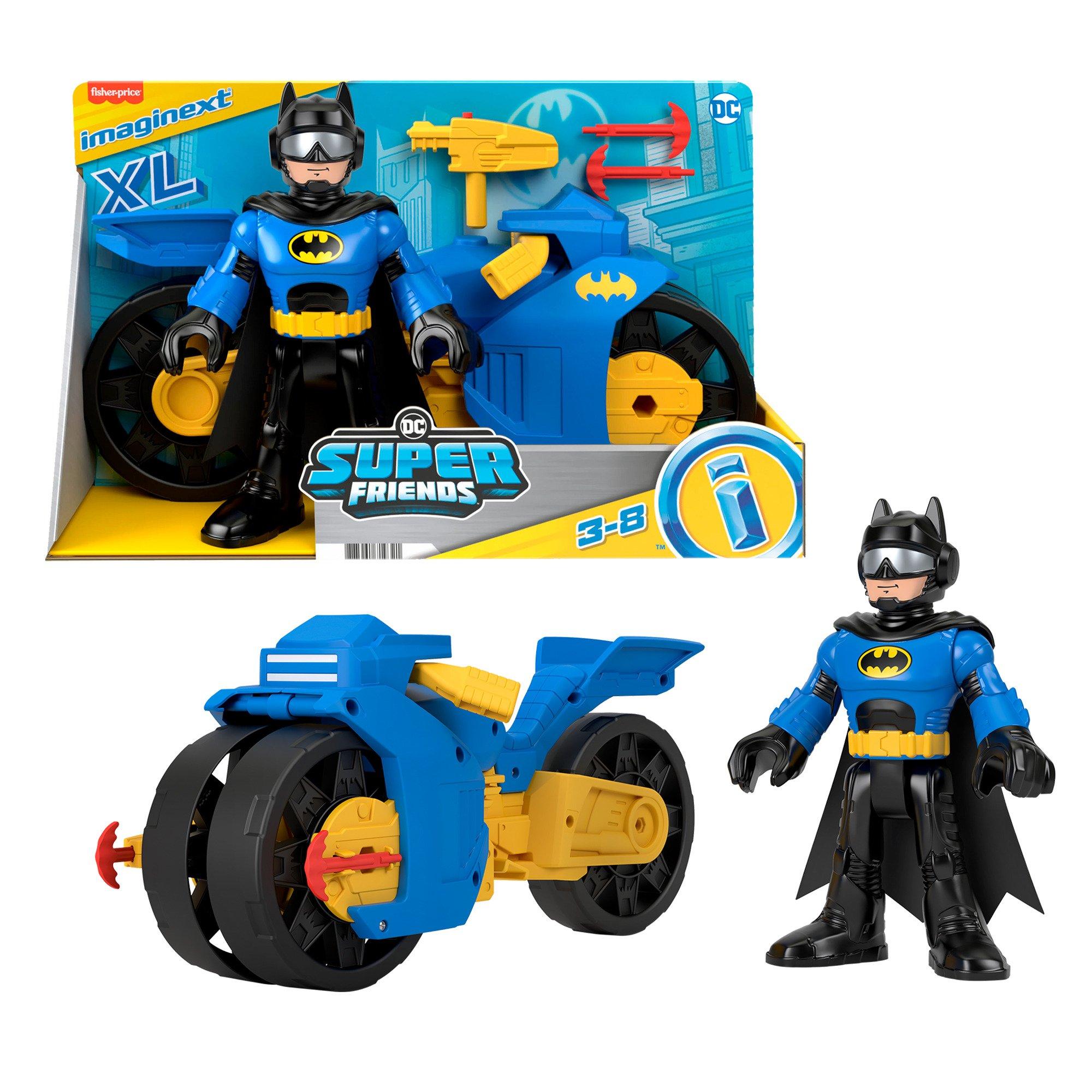 Multi Format An --> Multi Format Un - Fisher Price - Imaginext DC Super Friends Batcycle XL - 2