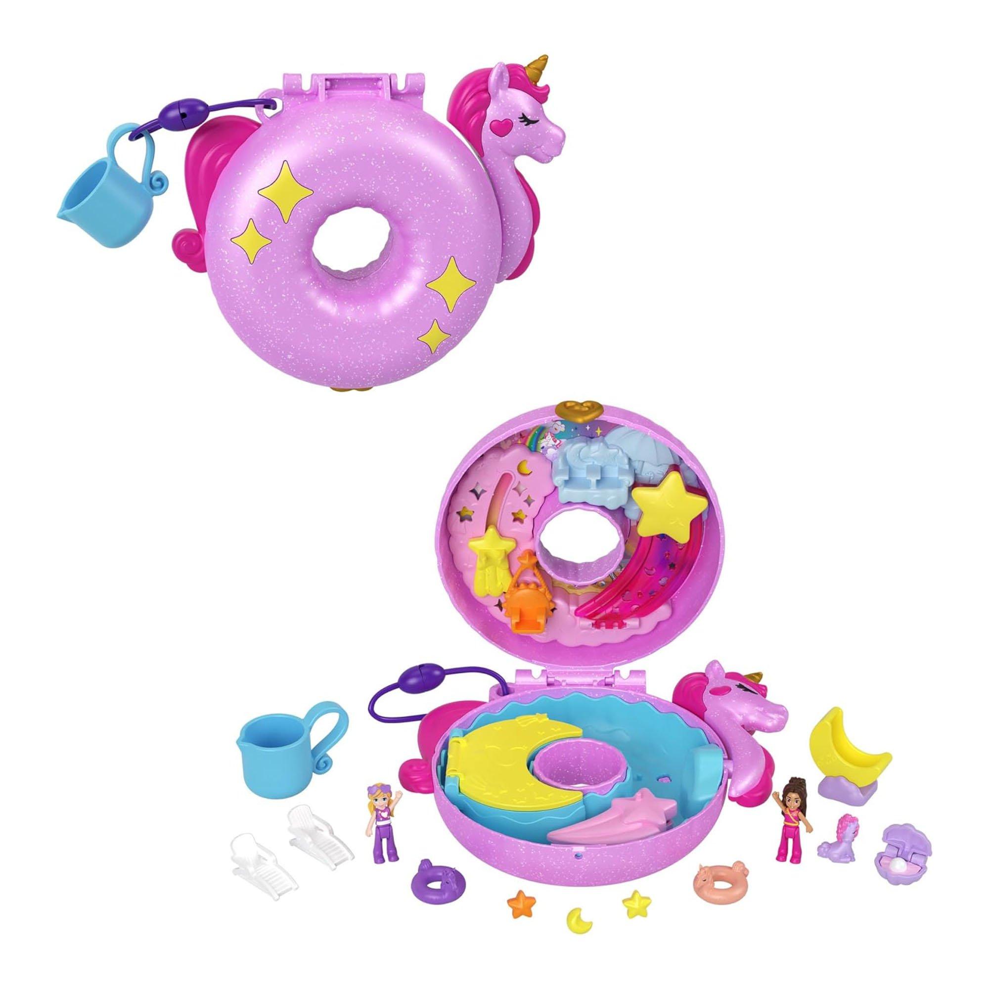 Multi Format An - Polly Pocket - Poket Big World Sparkle Adventure Unicorn Compact - 3