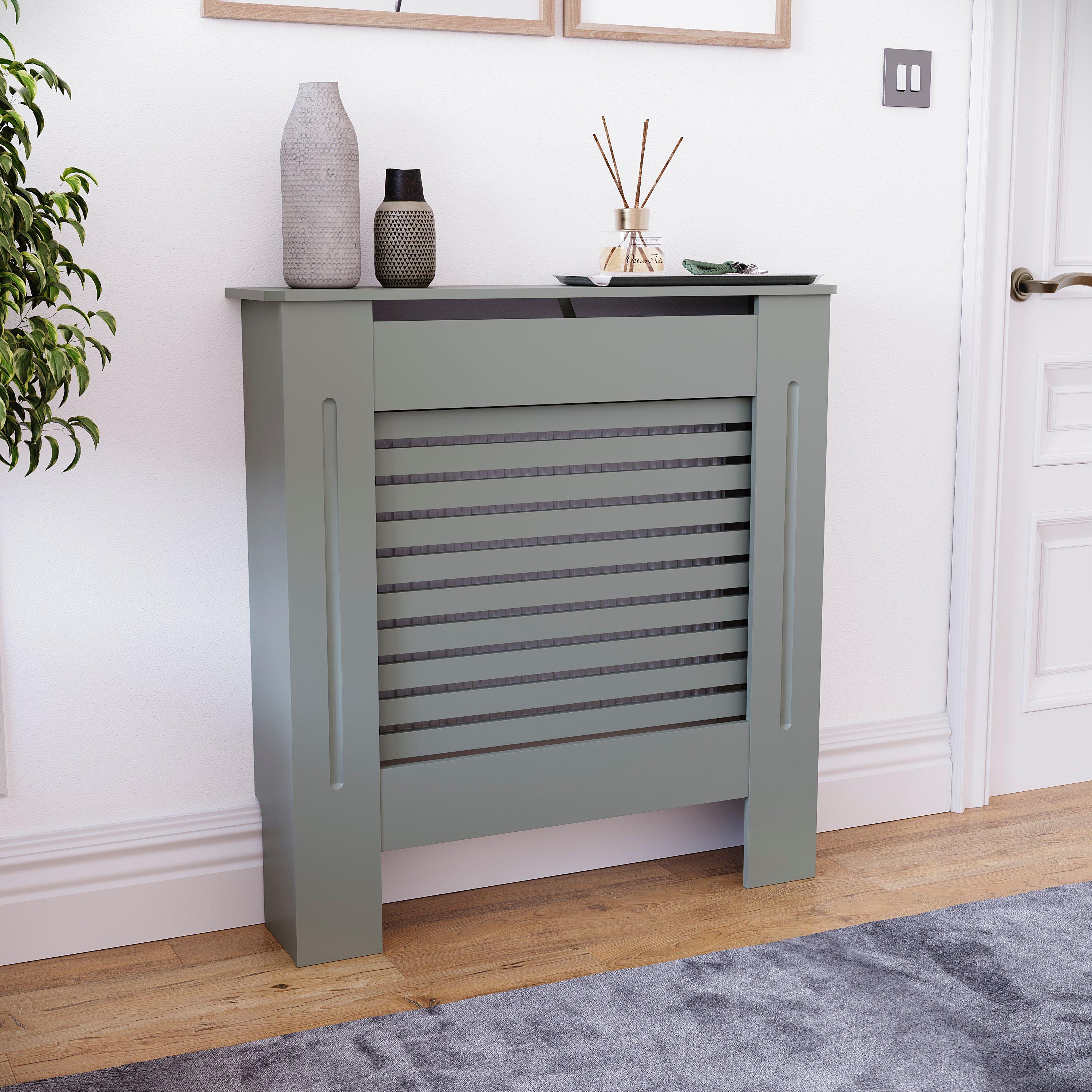 Grey - Lassic - Vida Designs Milton Radiator Cover, Small - 1