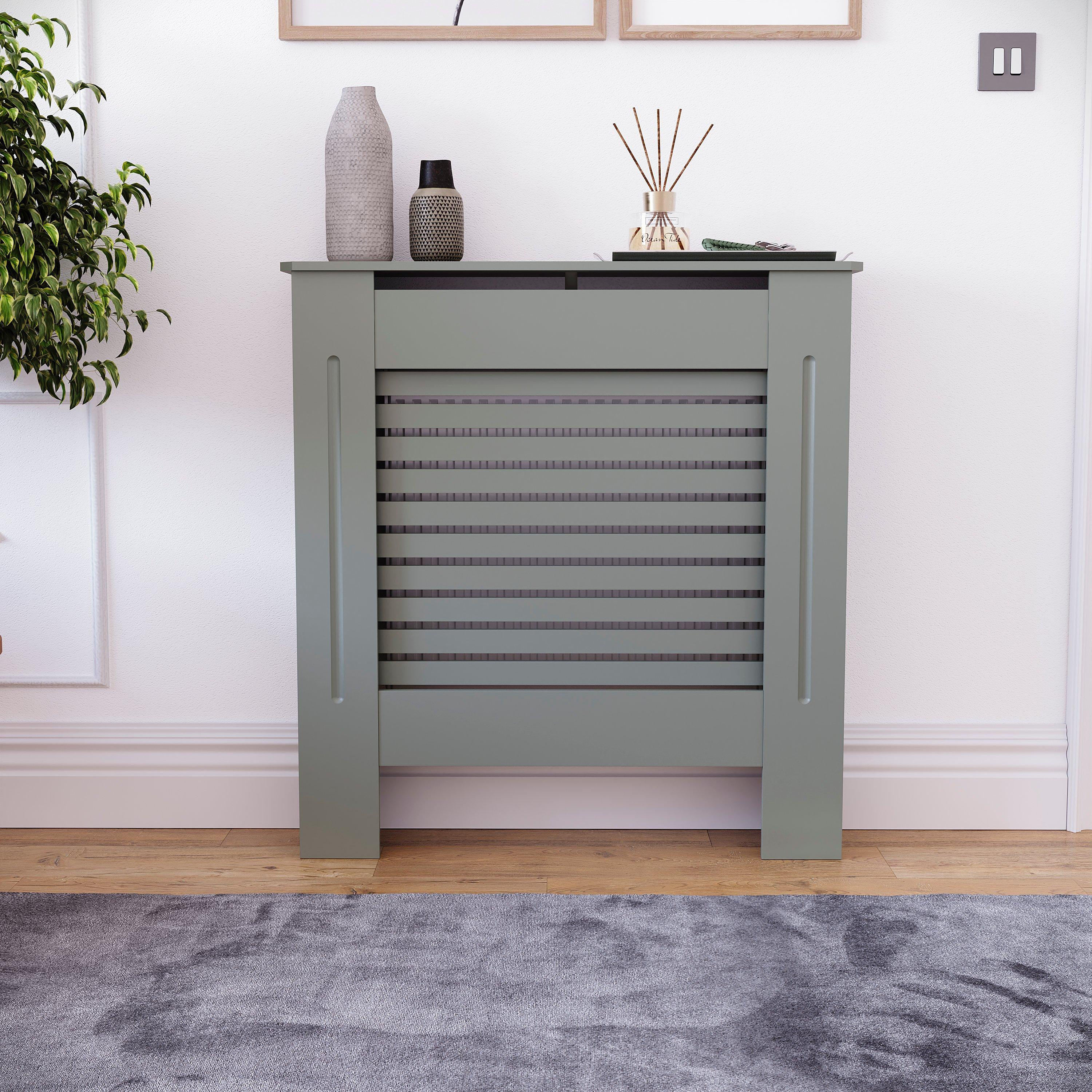 Grey - Lassic - Vida Designs Milton Radiator Cover, Small - 3