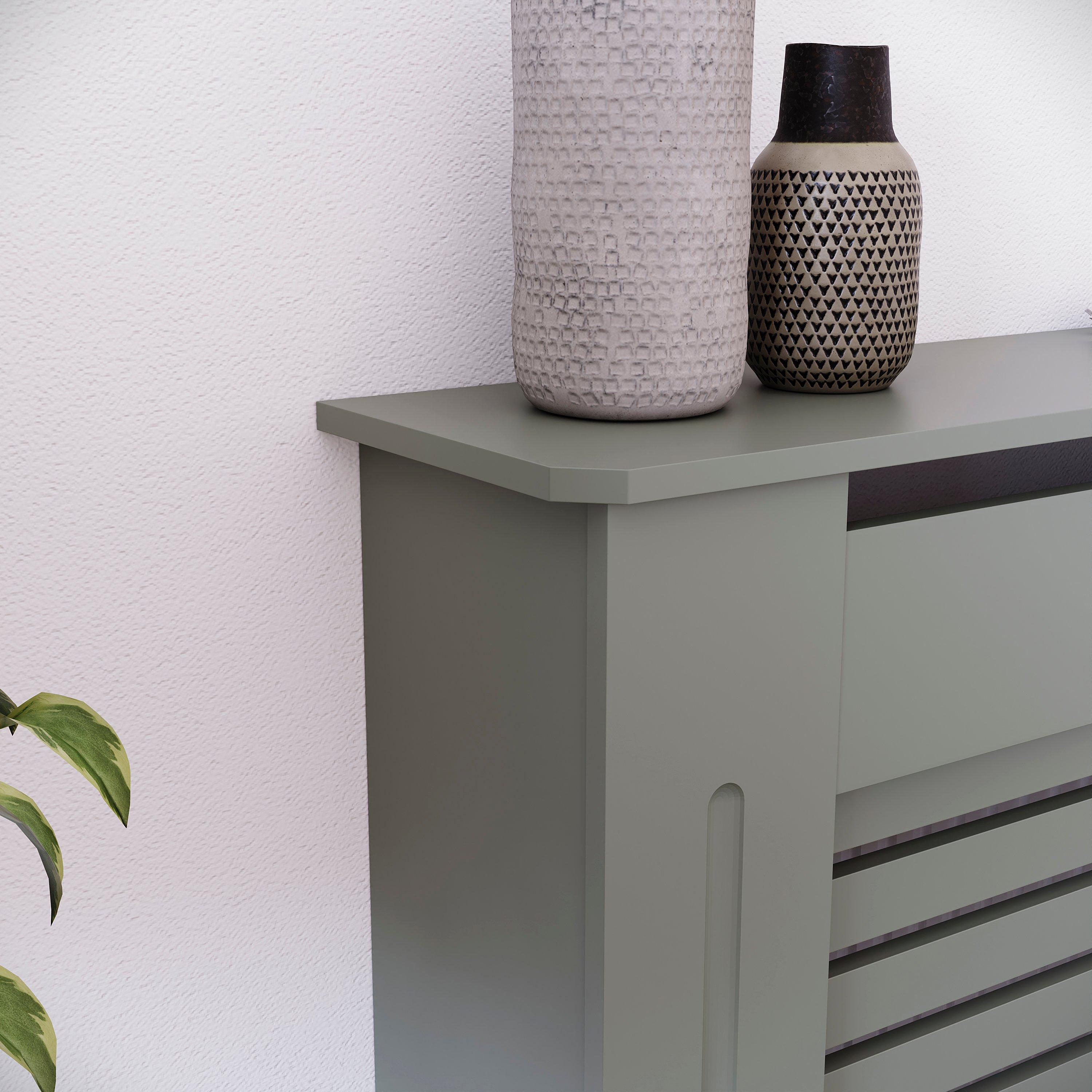 Grey - Lassic - Vida Designs Milton Radiator Cover, Small - 4