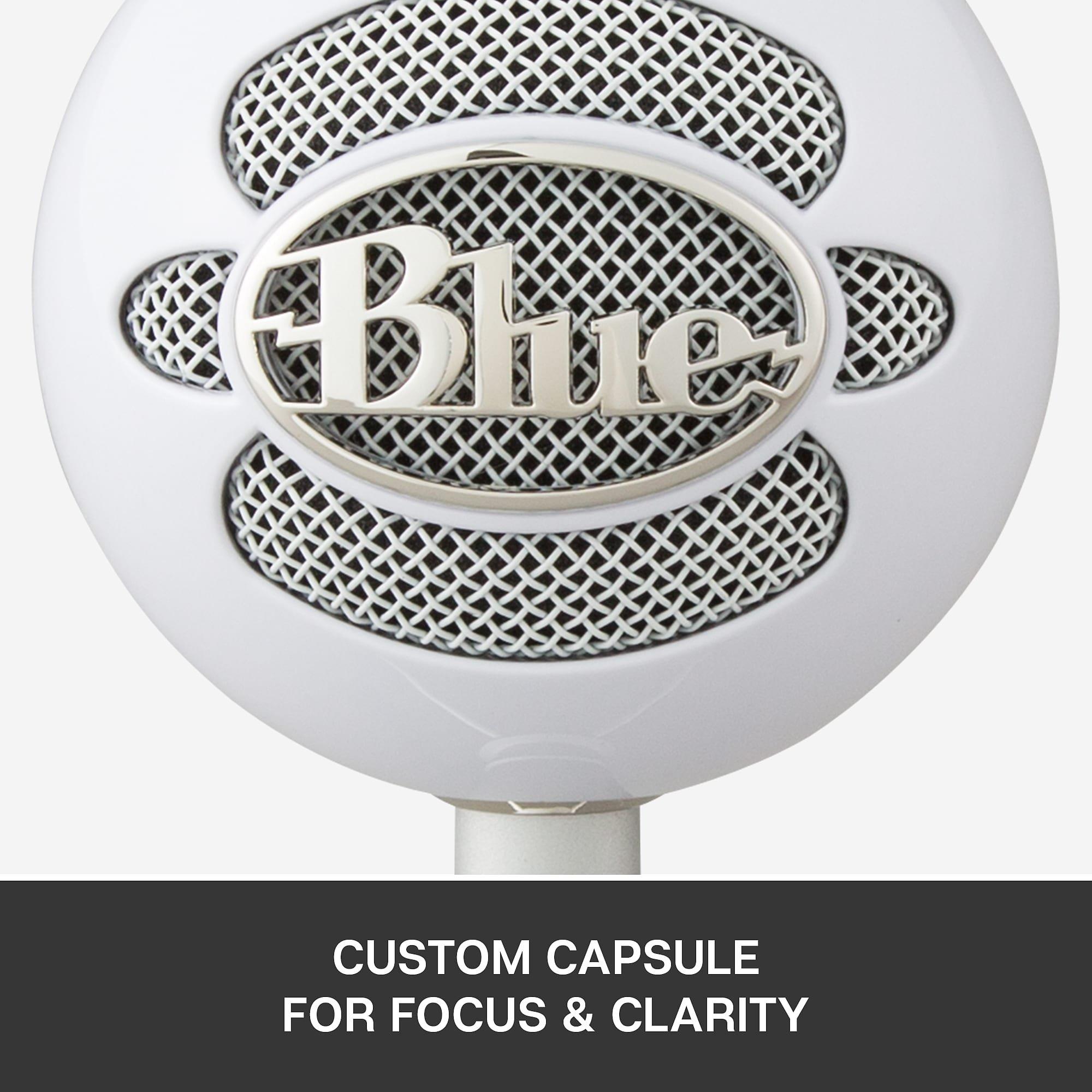 Branco - Blue - Snowball iCE USB Streaming Microphone - WHITE - 3