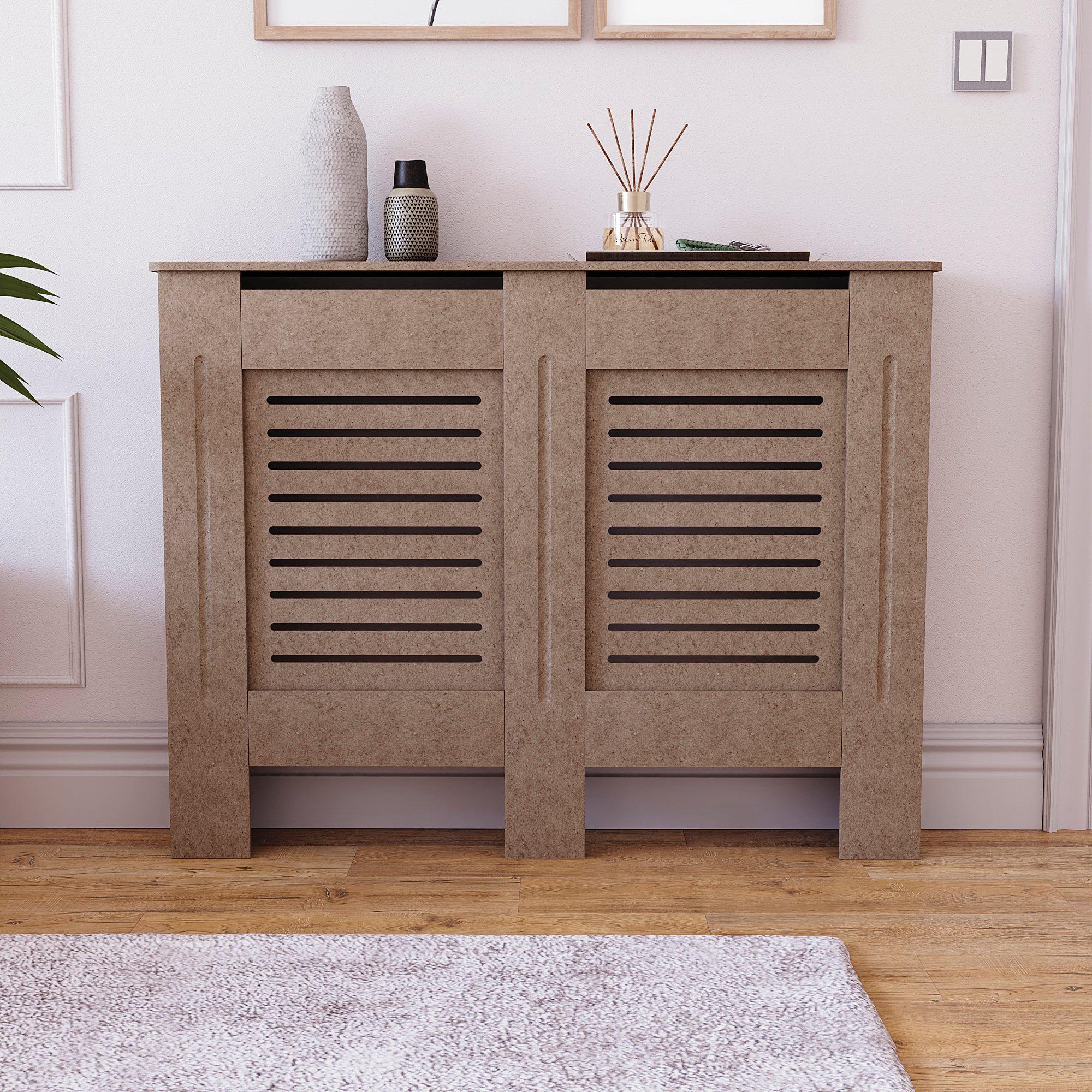 Natural - Lassic - Vida Designs Milton Radiator Cover, Medium - 4