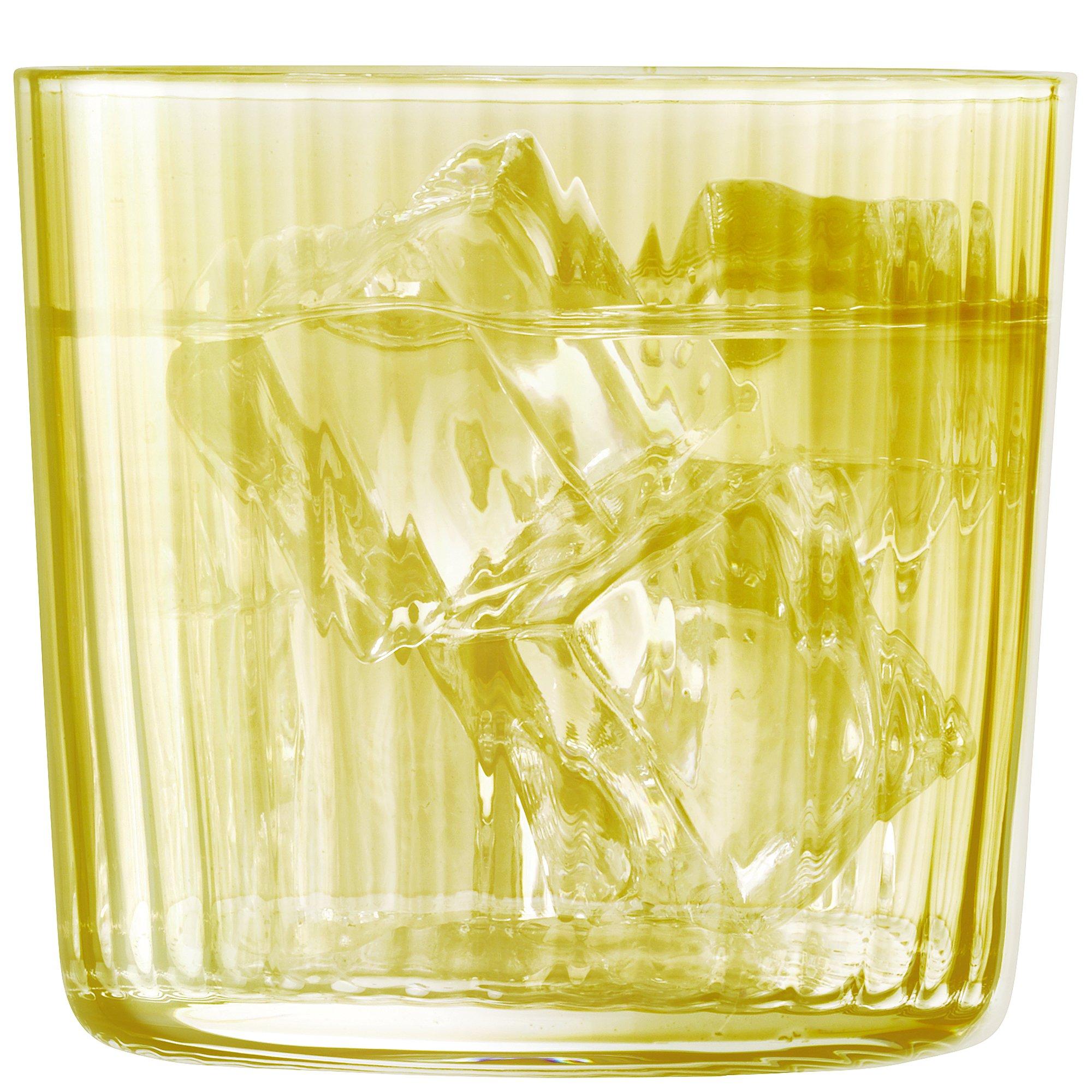 Amber - LSA - Assorted Gems Lowball Tumbler - Set of 4 - 3